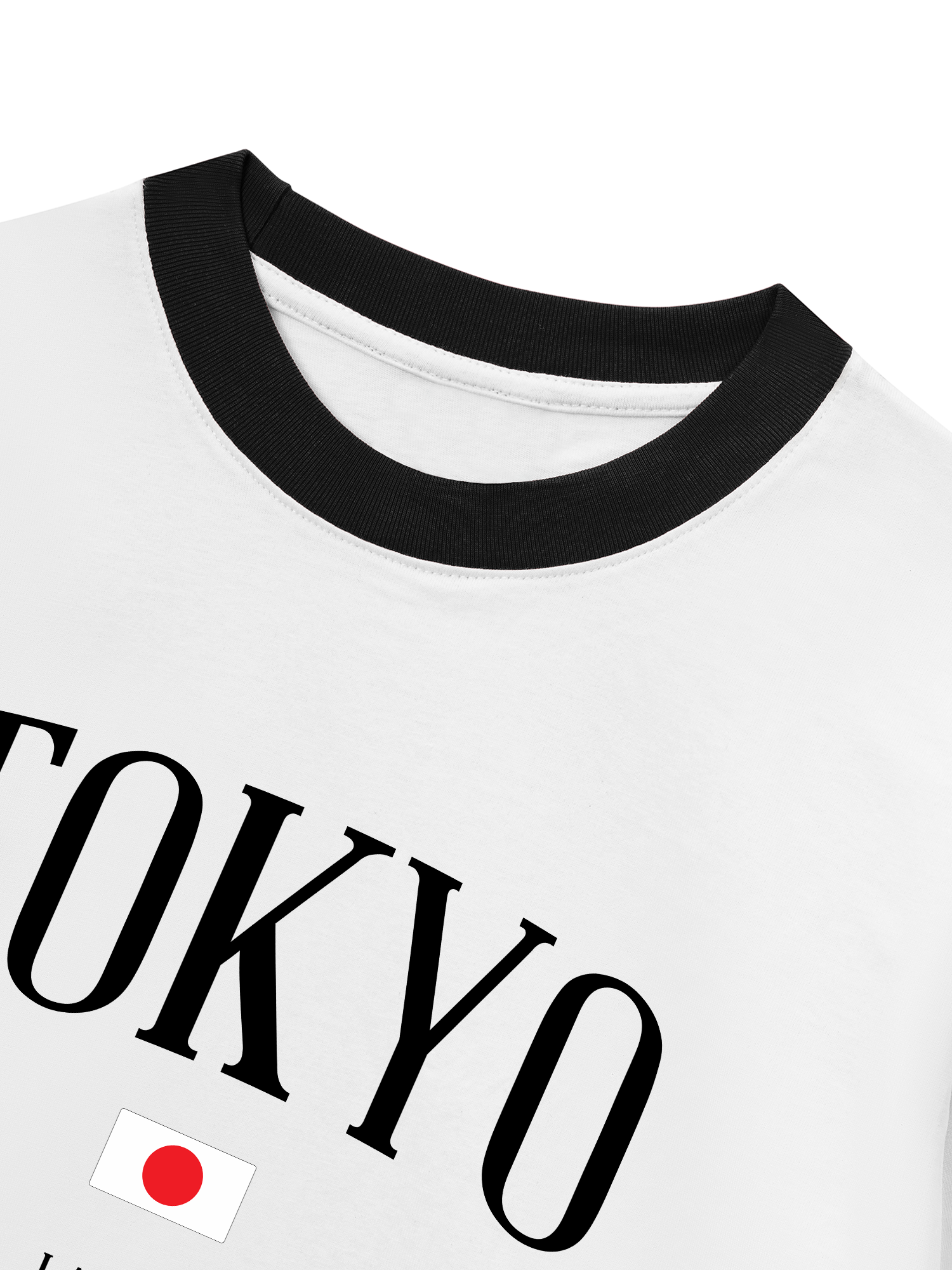 Áo Thun Ringer Relaxed Fit Tokyo Japan Classic