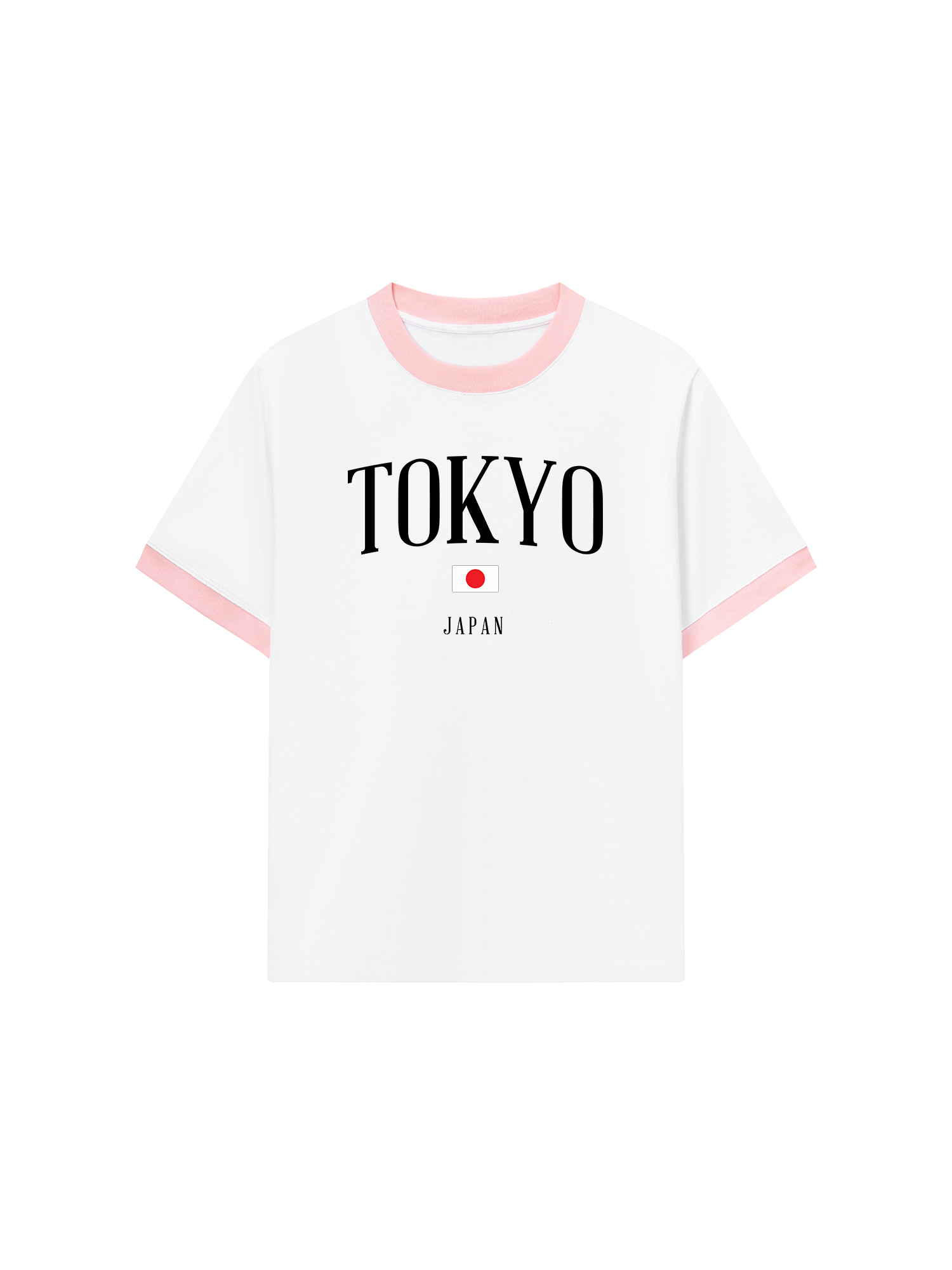 Áo Thun Ringer Relaxed Fit Tokyo Japan Classic