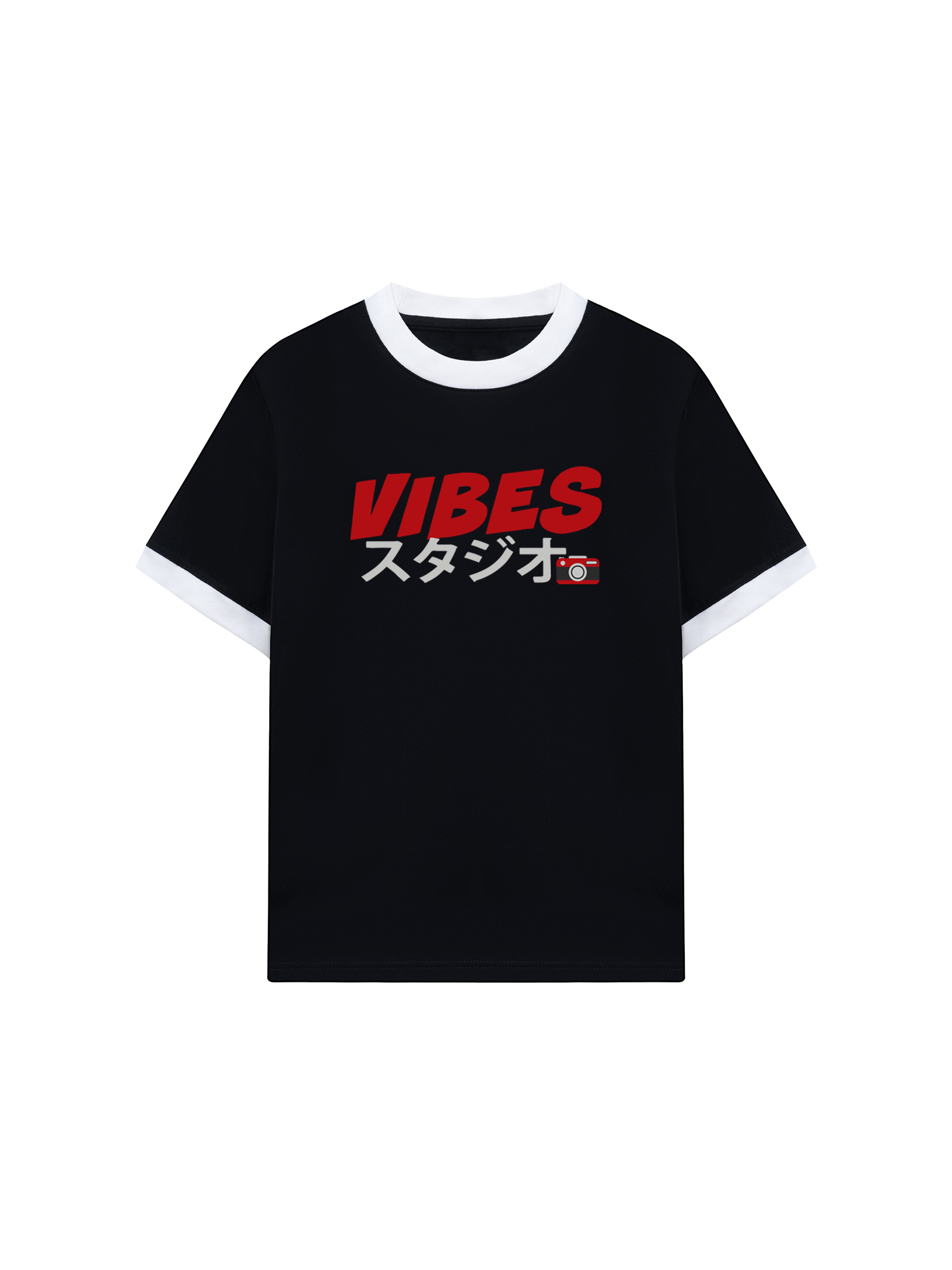 Áo Thun Ringer Relaxed Fit Vibes Japan