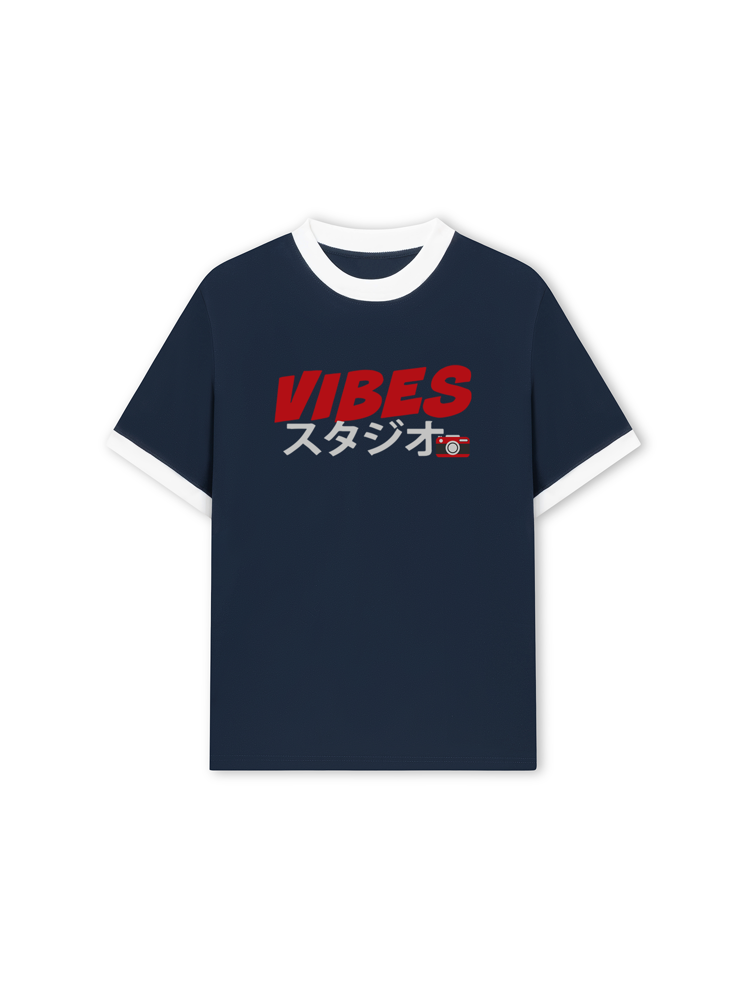 Áo Thun Ringer Relaxed Fit Vibes Japan