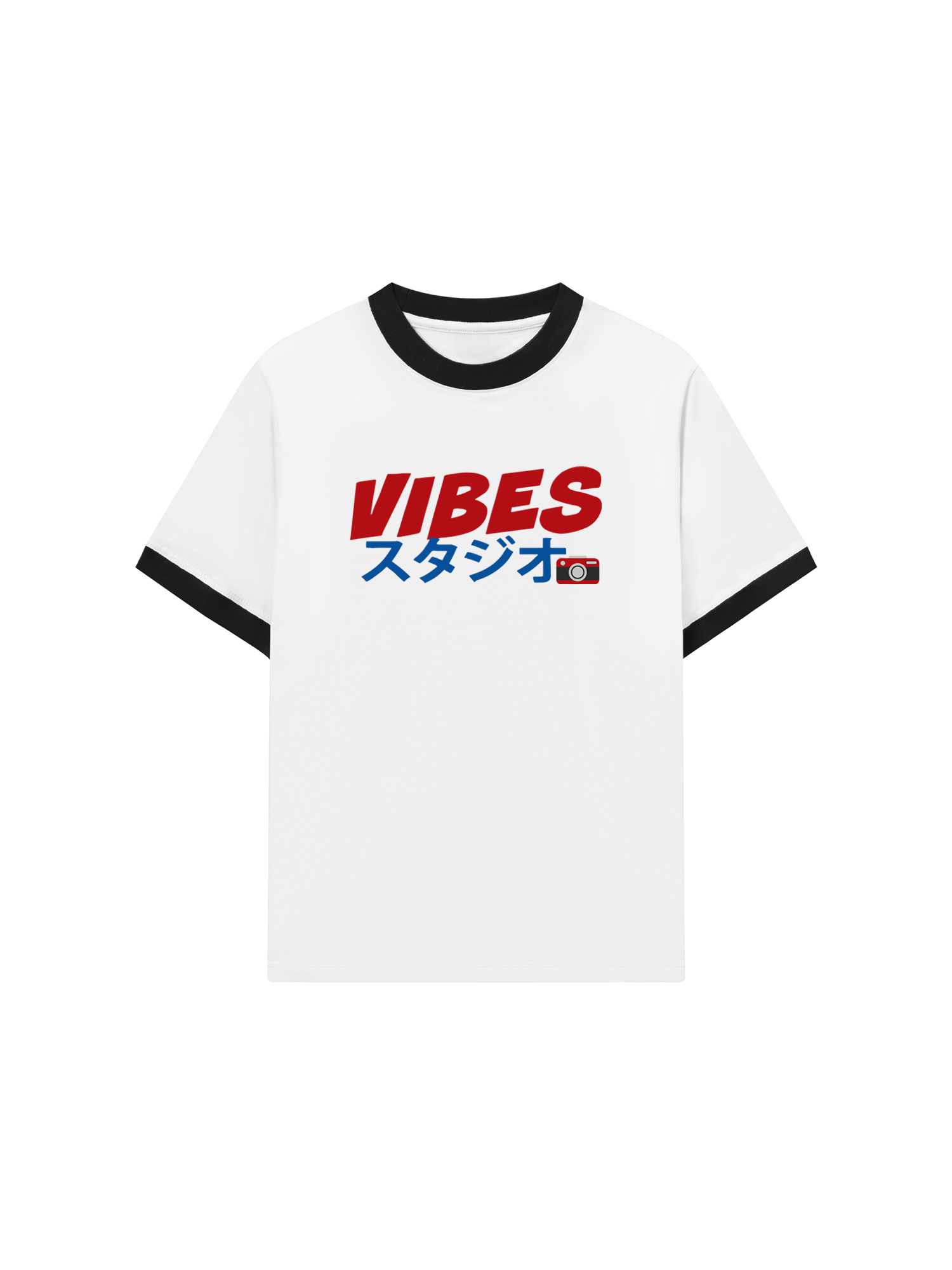 Áo Thun Ringer Relaxed Fit Vibes Japan