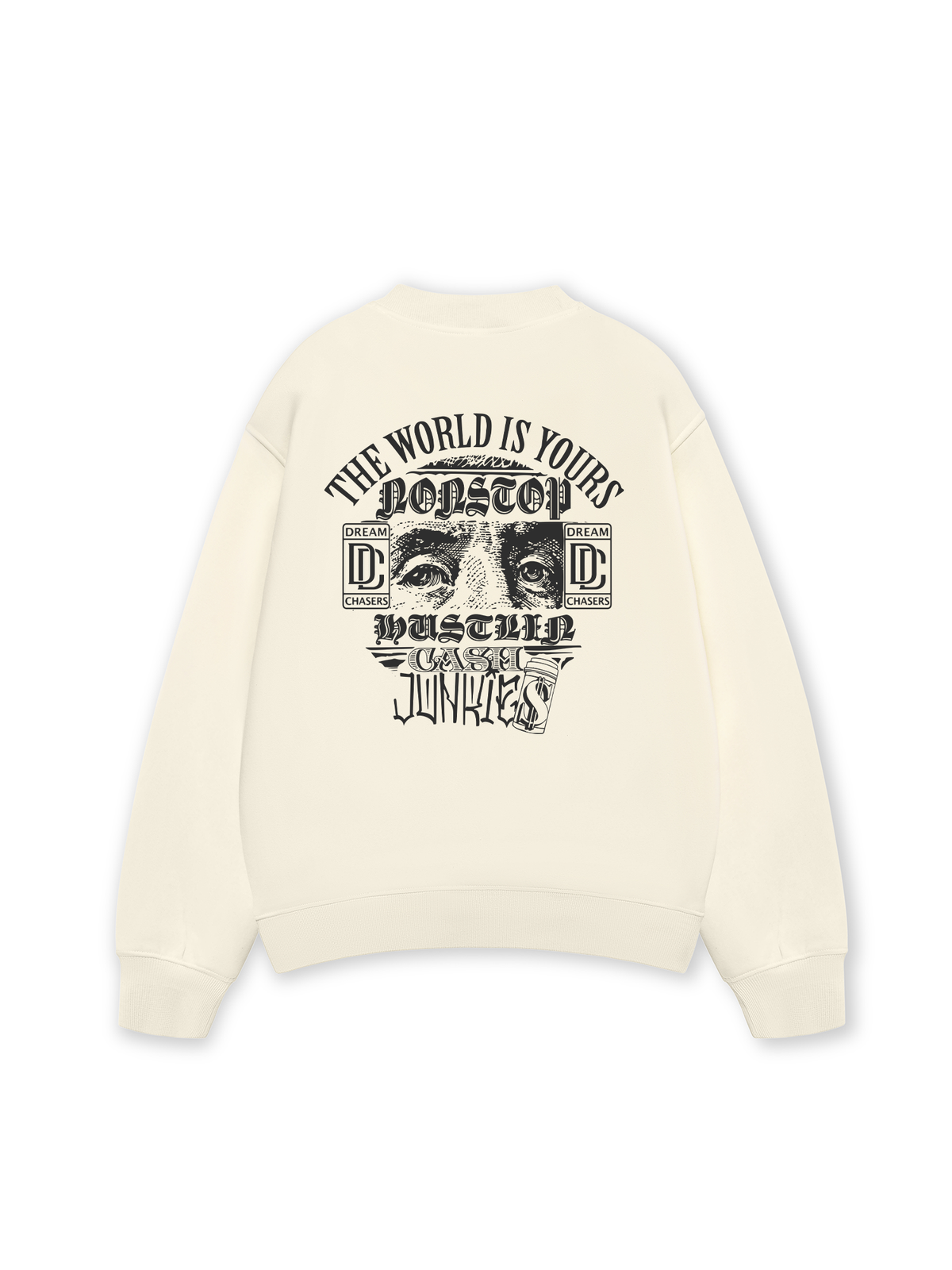 Áo Sweater Nỉ Hai Da The World Is Your