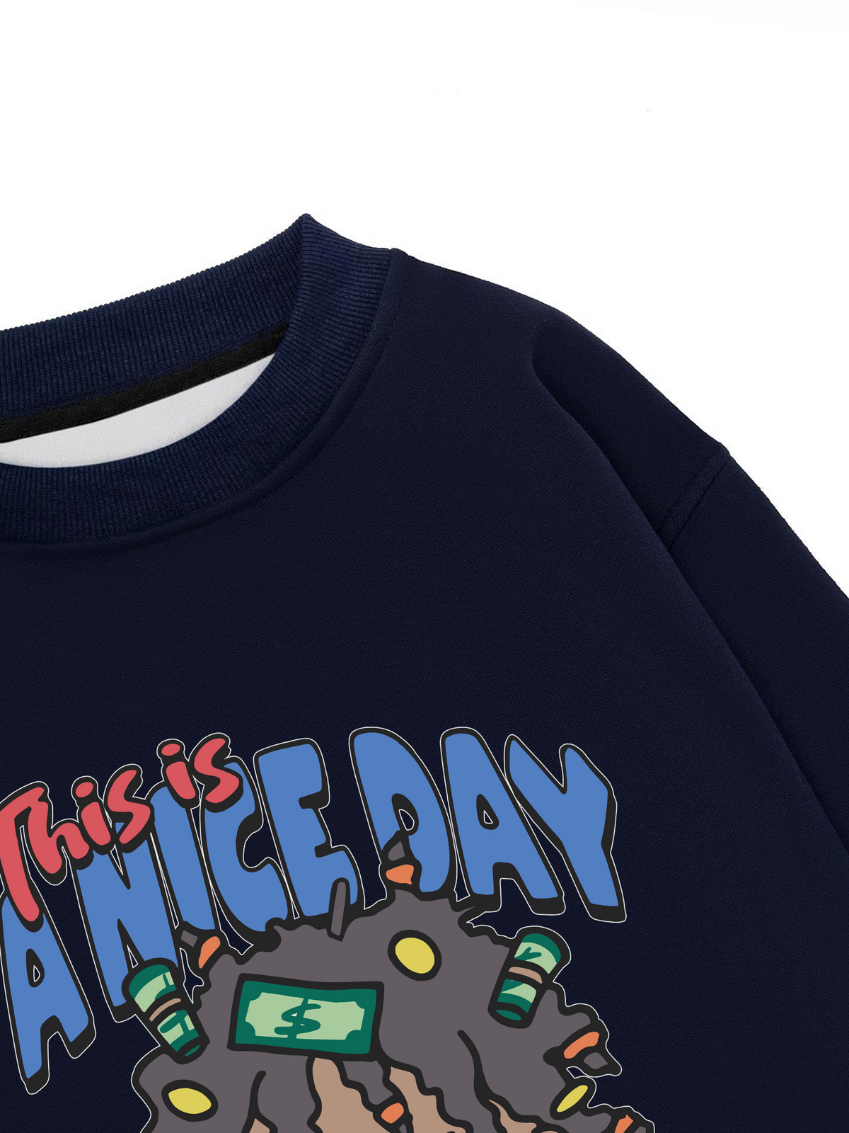 Áo Sweater Nỉ Hai Da This Is A Nice Day
