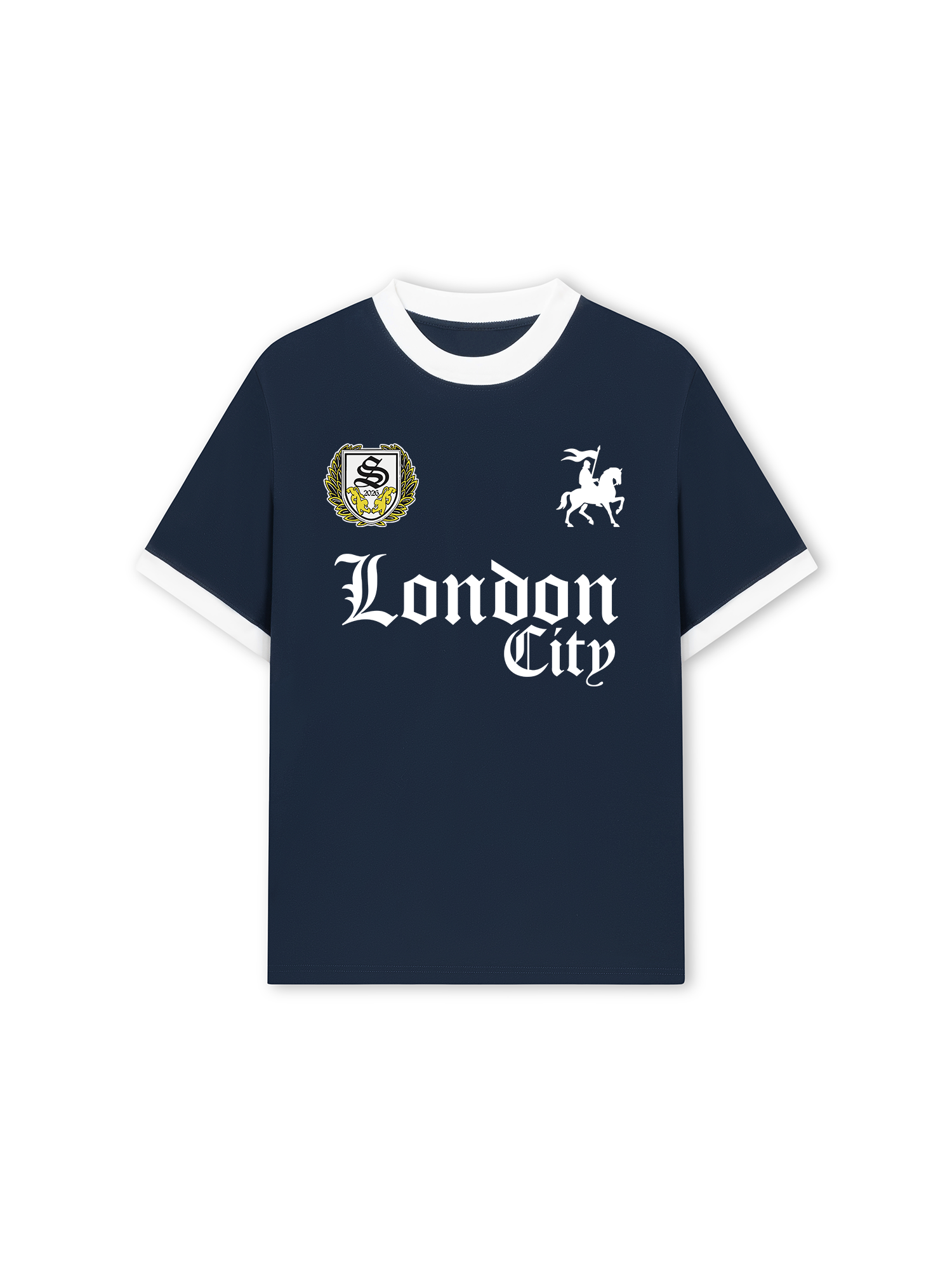 Áo Thun Ringer Relaxed Fit Classic London City