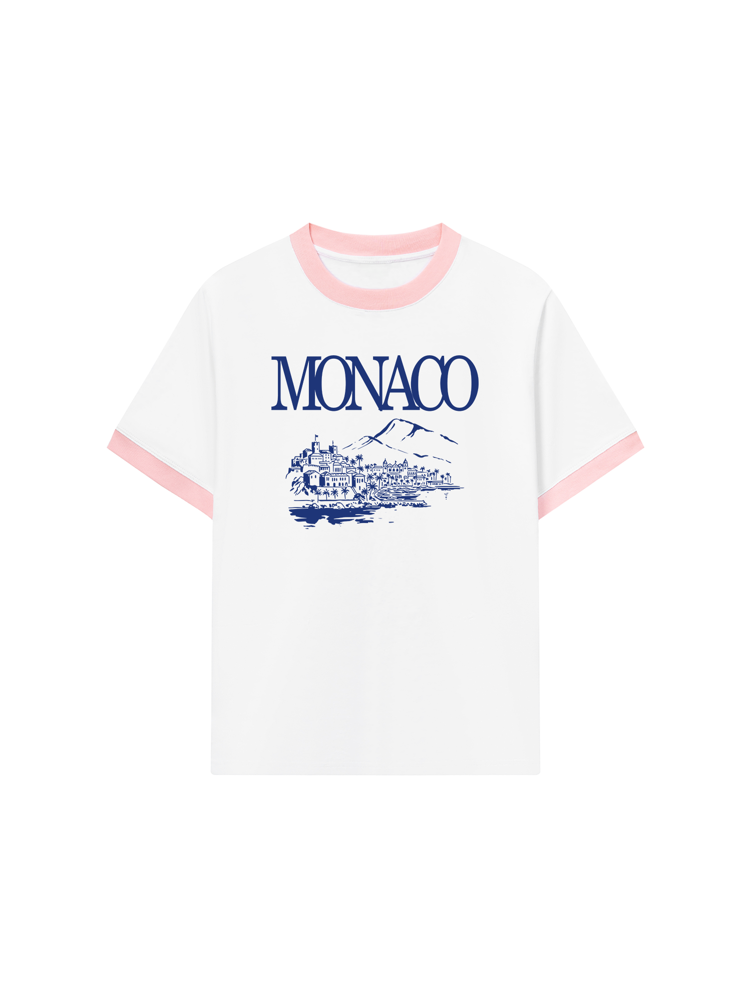 Áo Thun Ringer Relaxed Fit The Monaco Estate