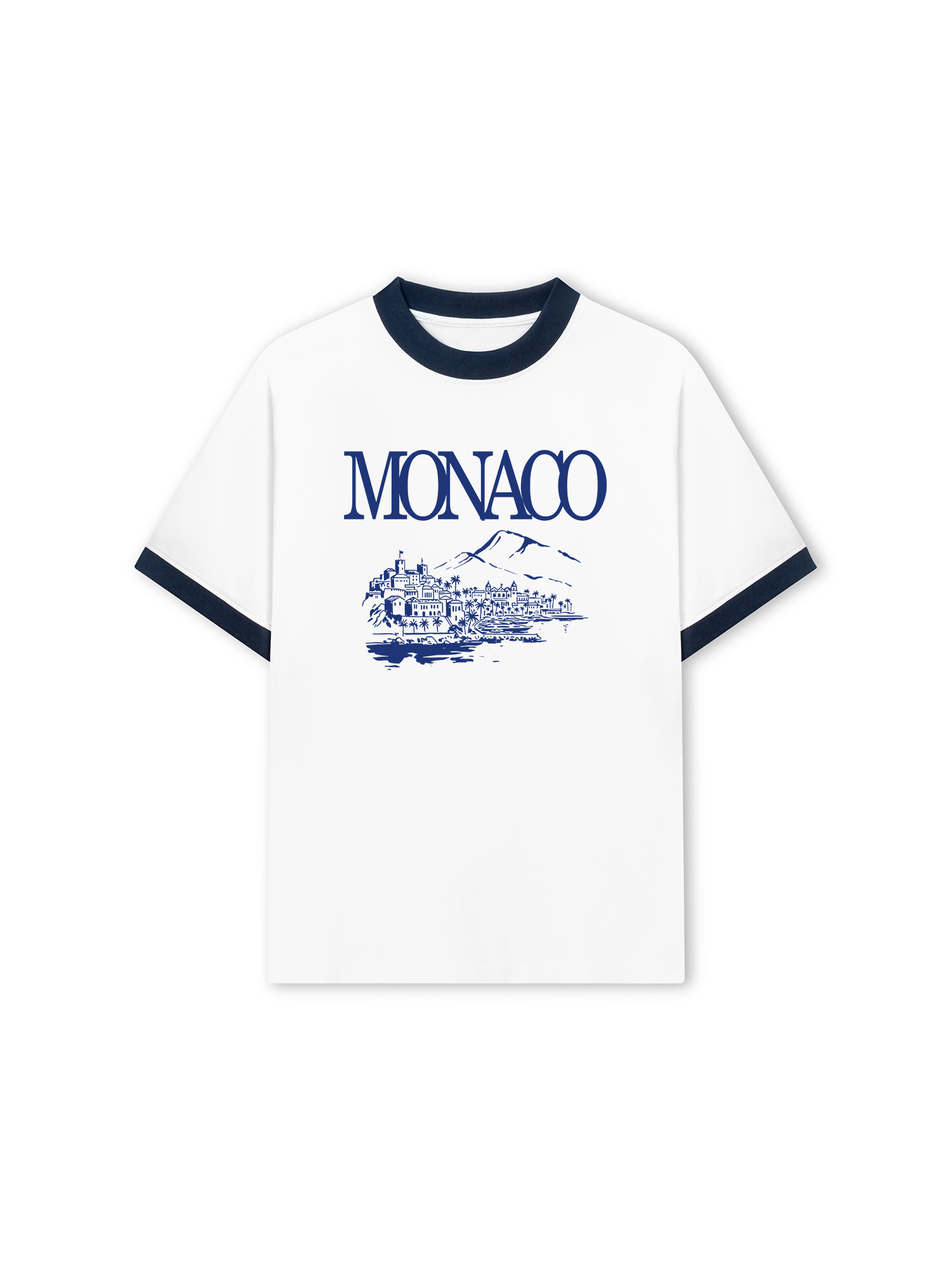 Áo Thun Ringer Relaxed Fit The Monaco Estate