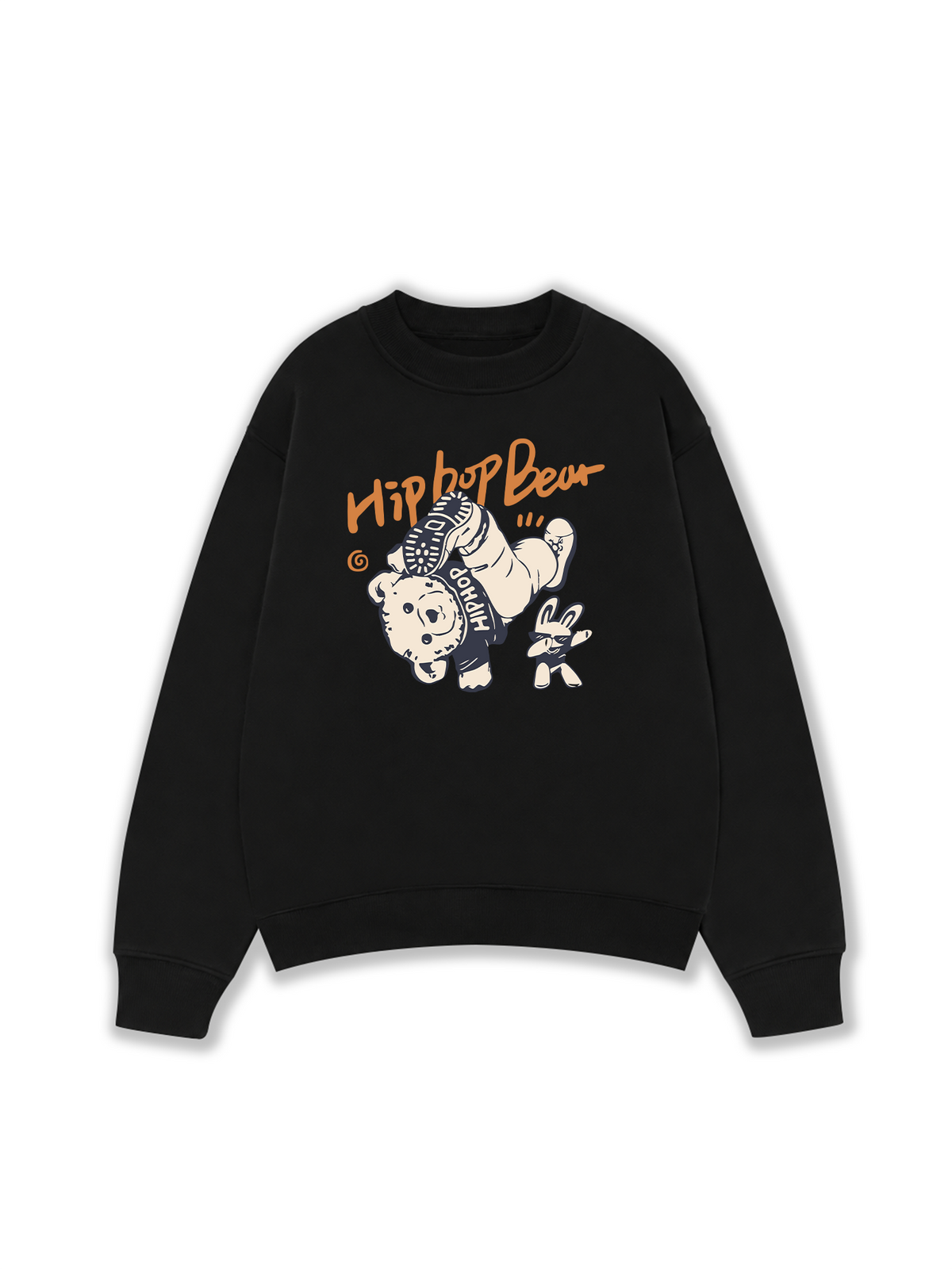 Áo Sweater Nỉ Hai Da Hip Hop Bear