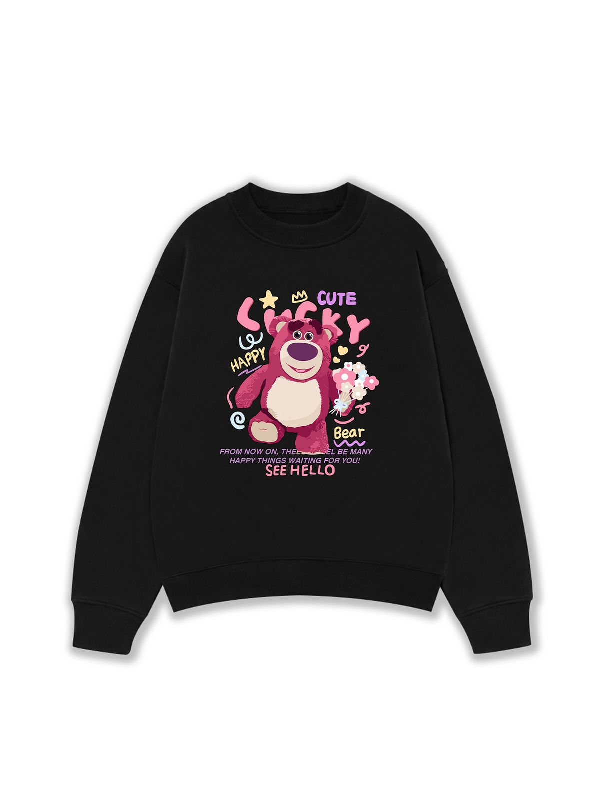 Áo Sweater Nỉ Hai Da Lucky Bear