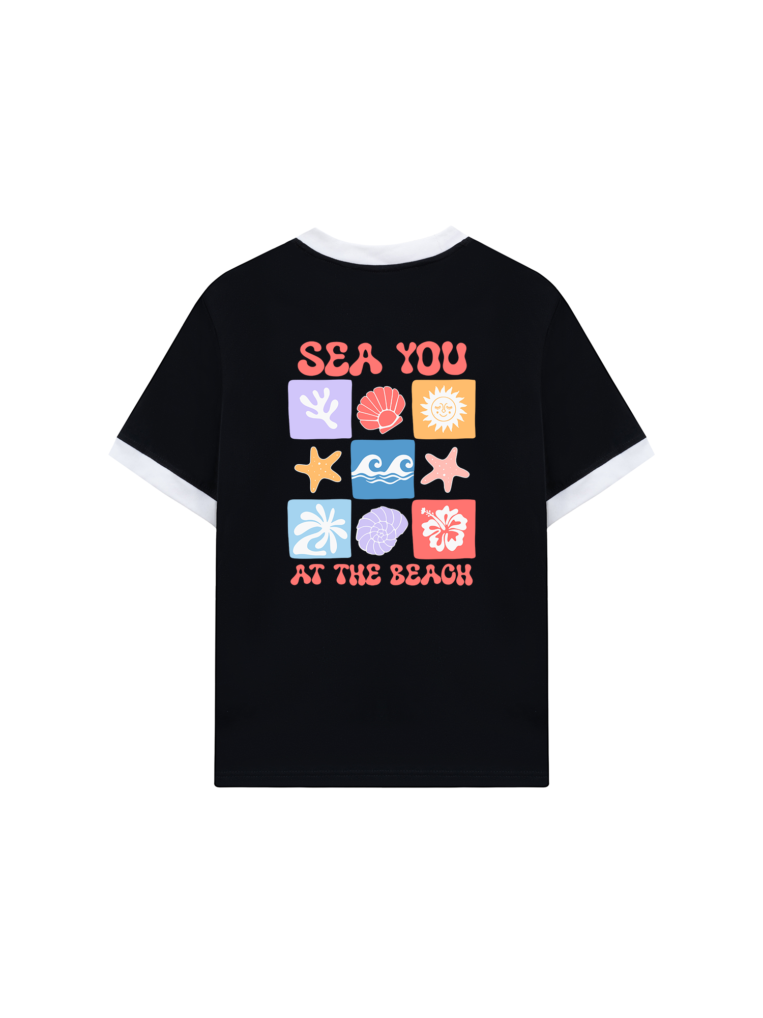 Áo Thun Ringer Relaxed Fit Sea You At The Beach