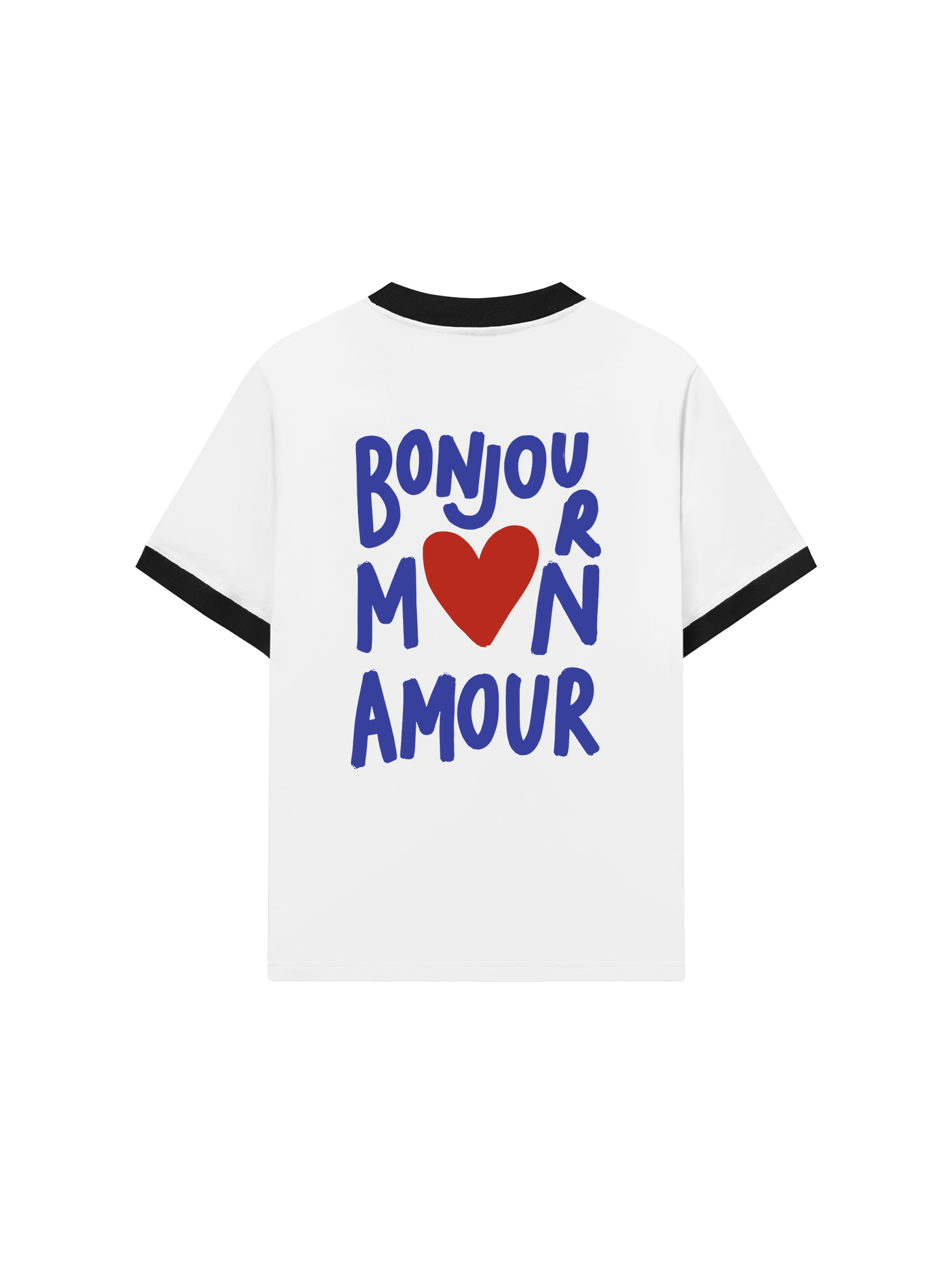 Áo Thun Ringer Relaxed Fit City Bonjour Mon Amour