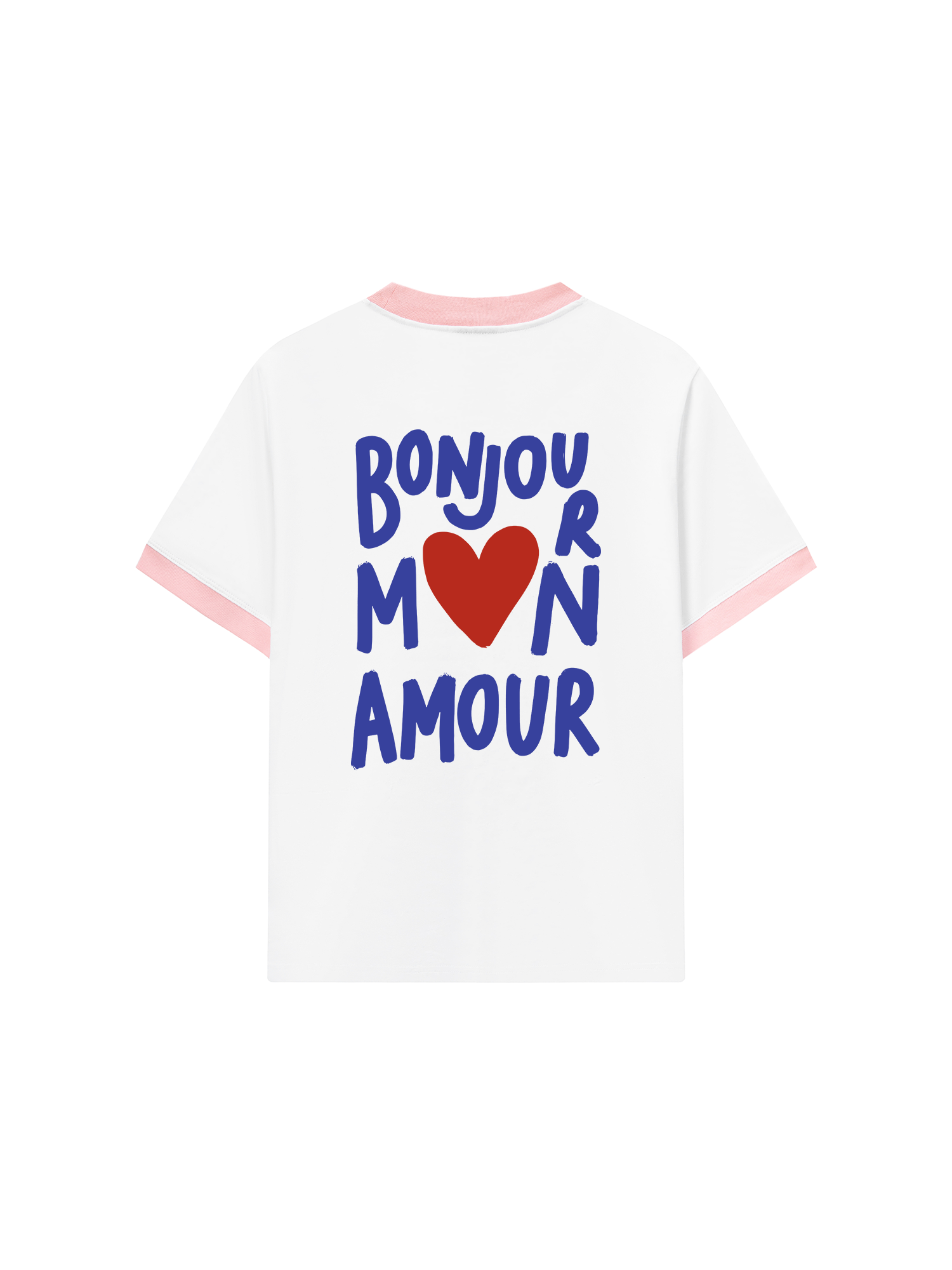 Áo Thun Ringer Relaxed Fit City Bonjour Mon Amour