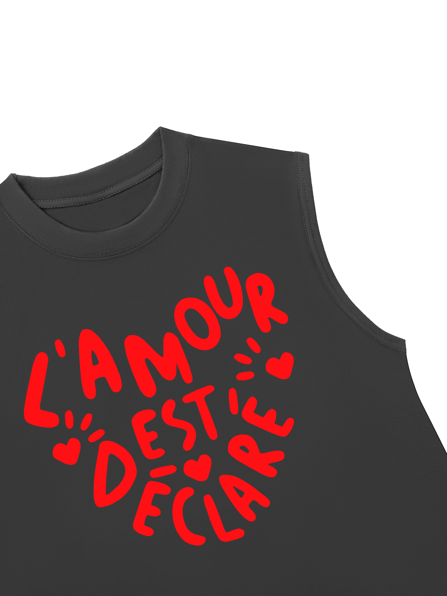 Áo Ba Lỗ Relaxed Fit Lamour Est Declare