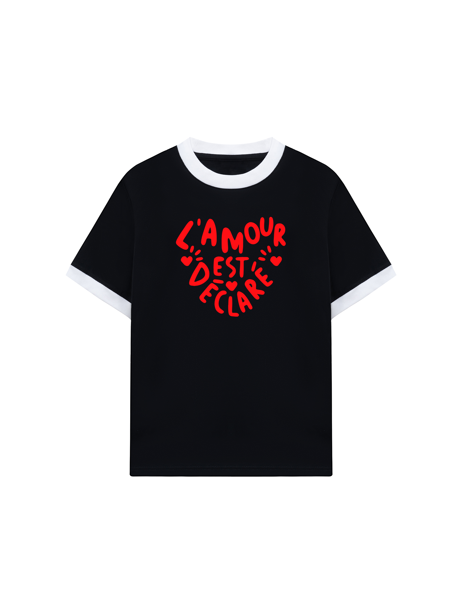Áo Thun Ringer Relaxed Fit Lamour Est Declare