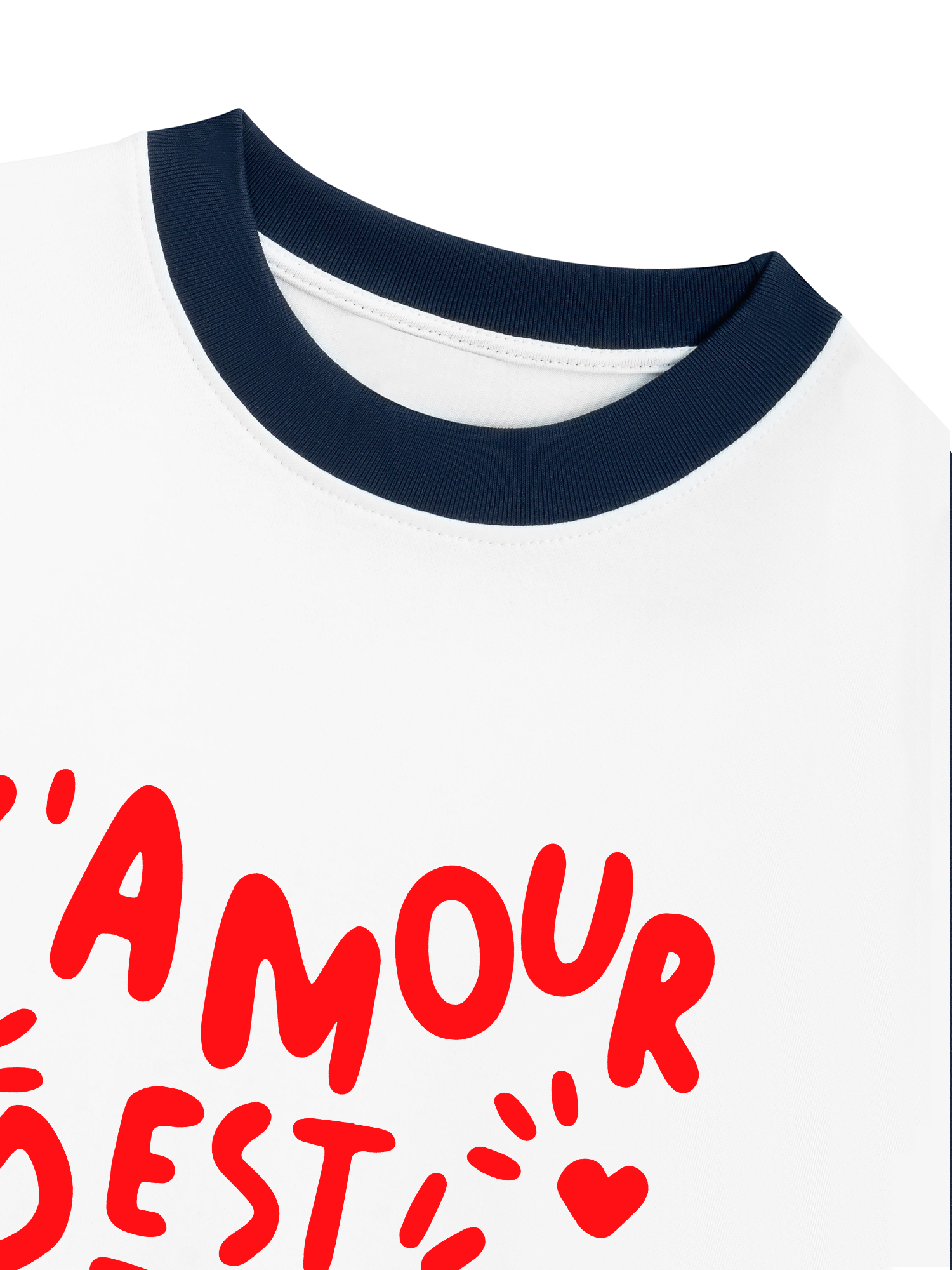Áo Thun Ringer Relaxed Fit Lamour Est Declare