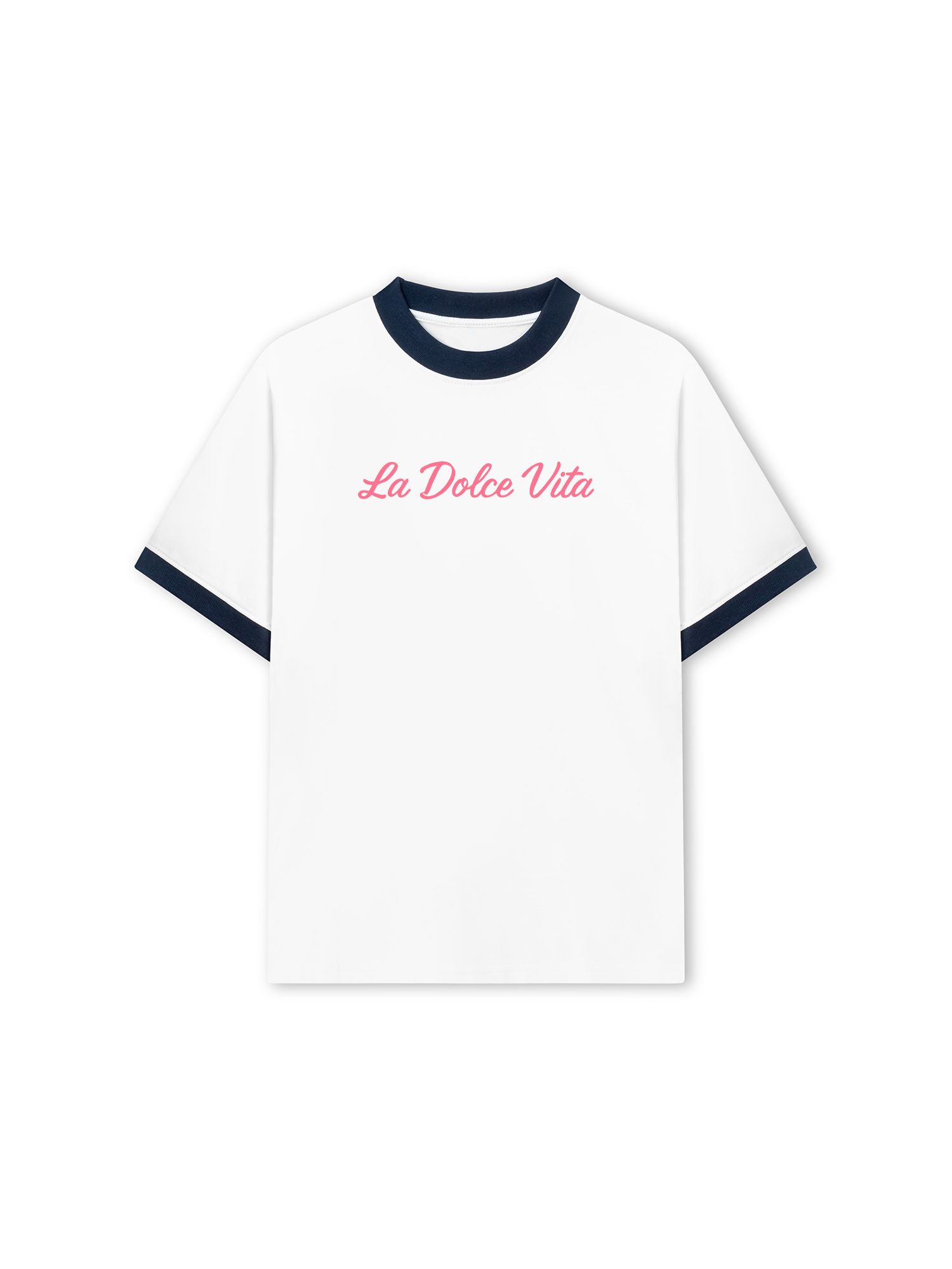 Áo Thun Ringer Relaxed Fit La Dolce Vita