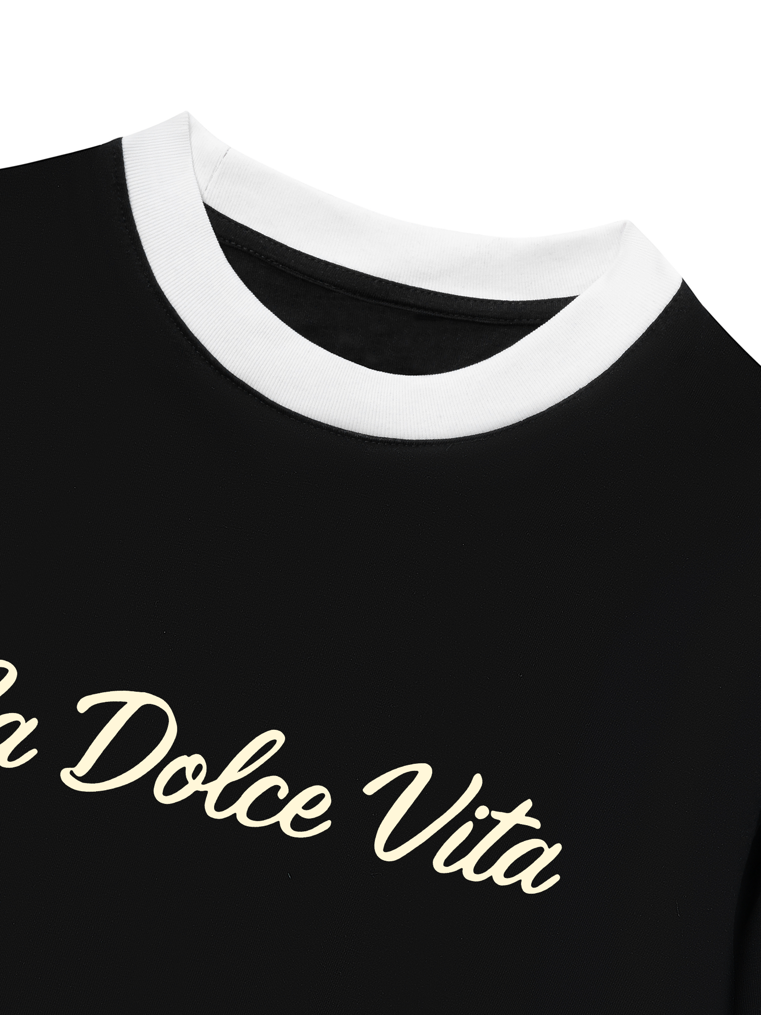 Áo Thun Ringer Relaxed Fit La Dolce Vita