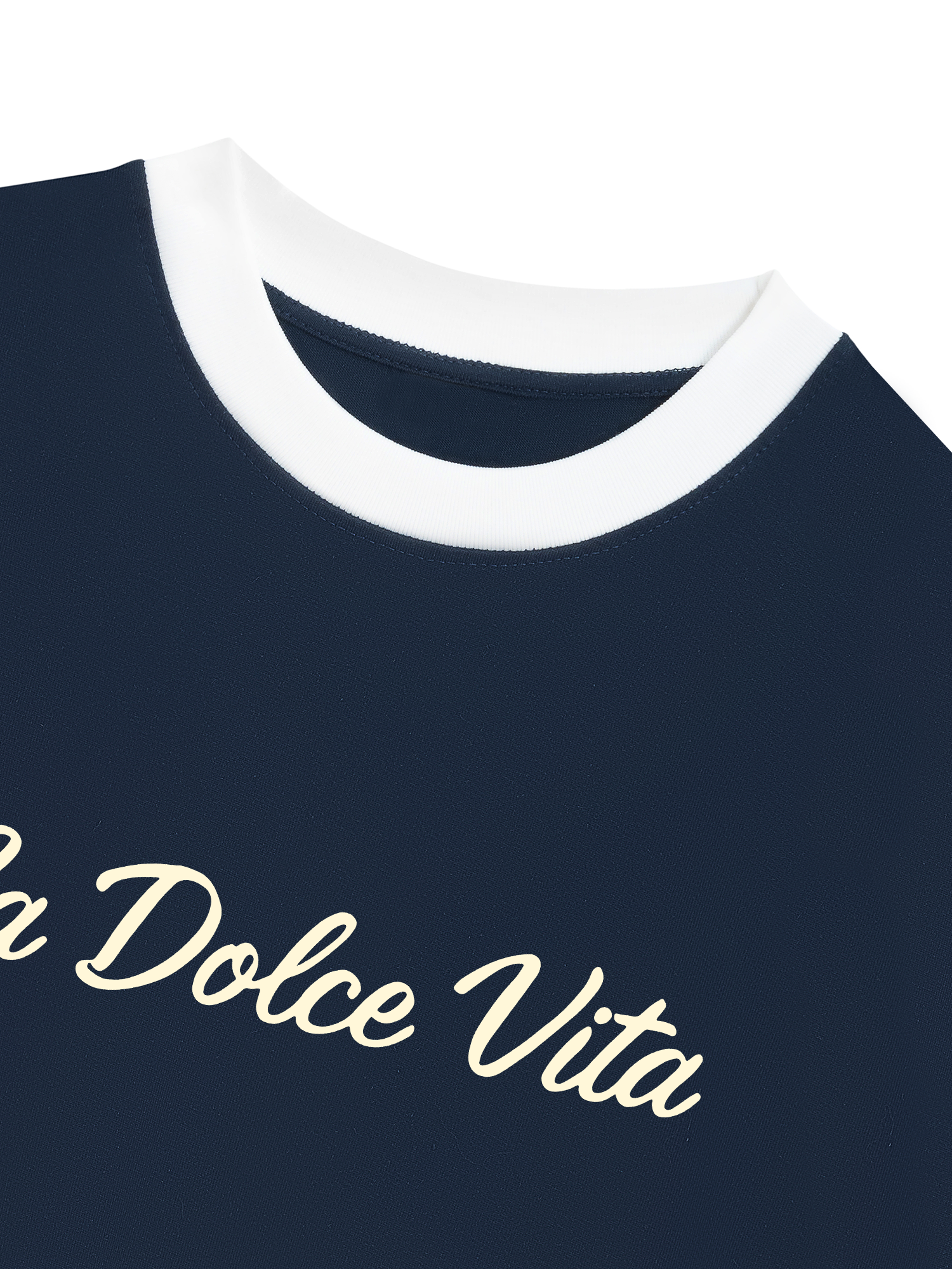 Áo Thun Ringer Relaxed Fit La Dolce Vita