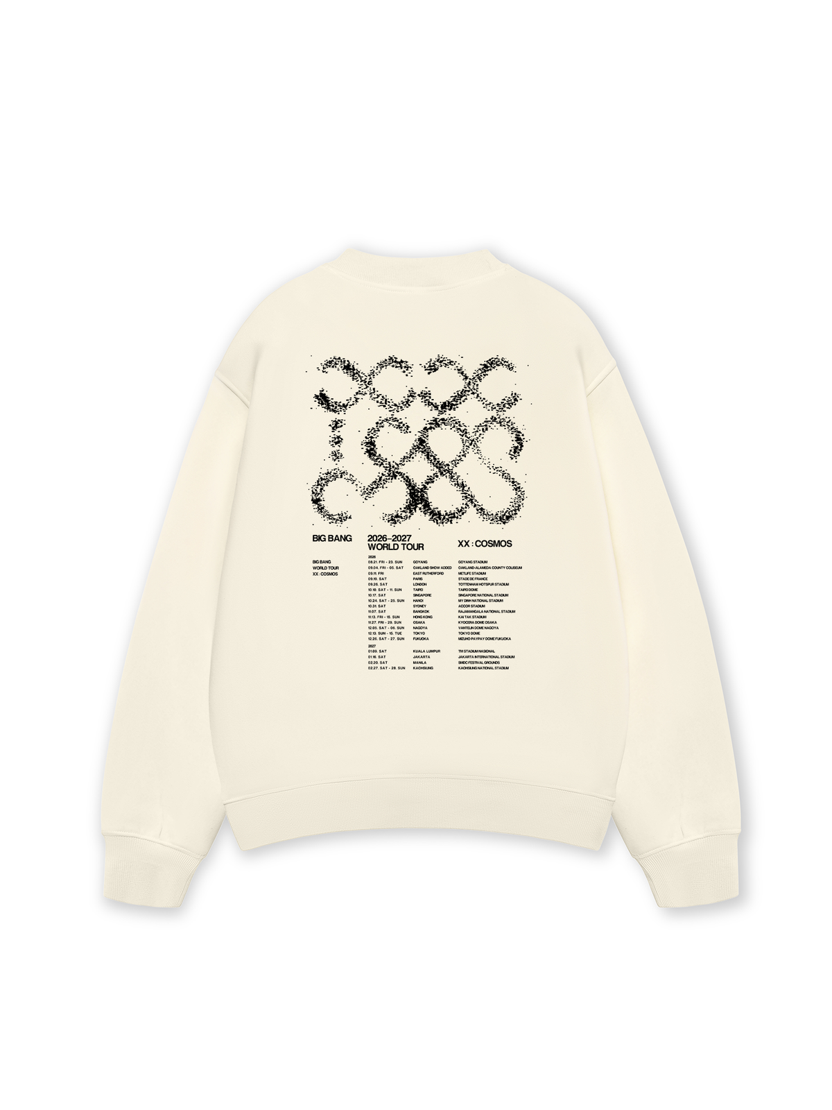 Áo Sweater Nỉ Hai Da Cosmos World Tour