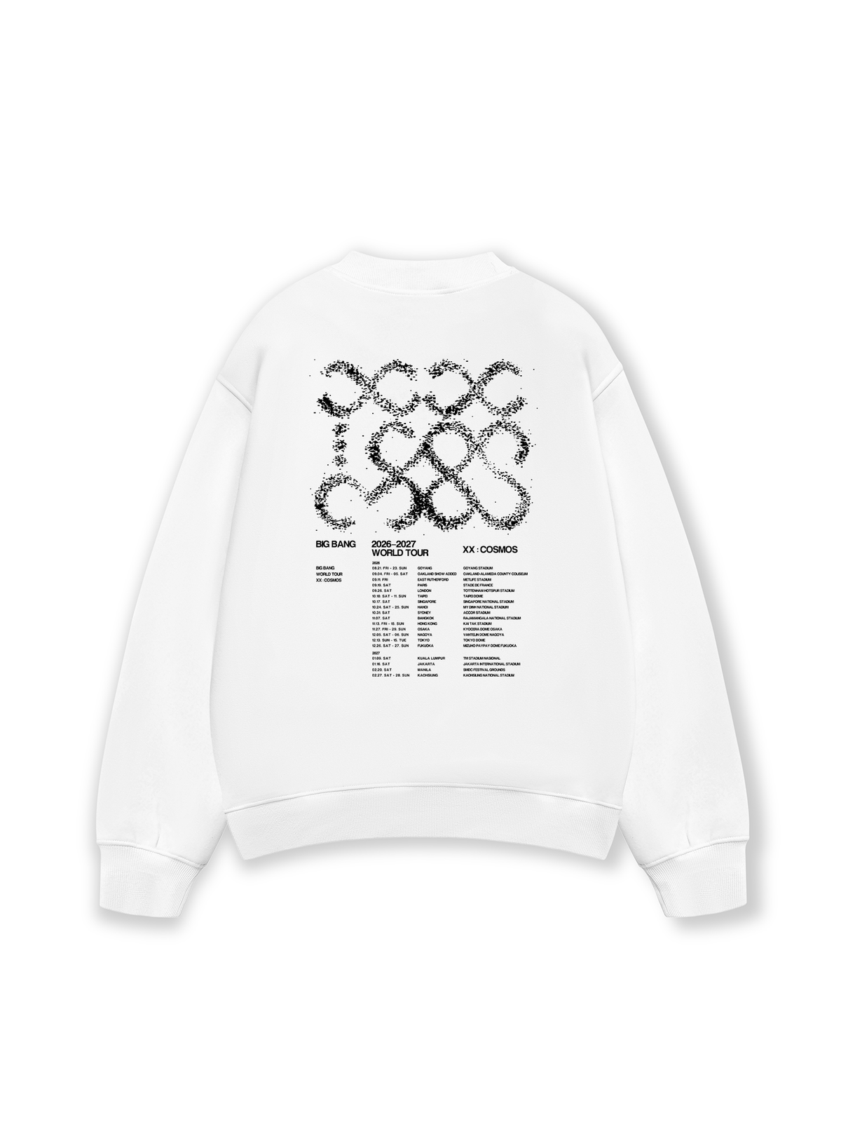 Áo Sweater Nỉ Hai Da Cosmos World Tour