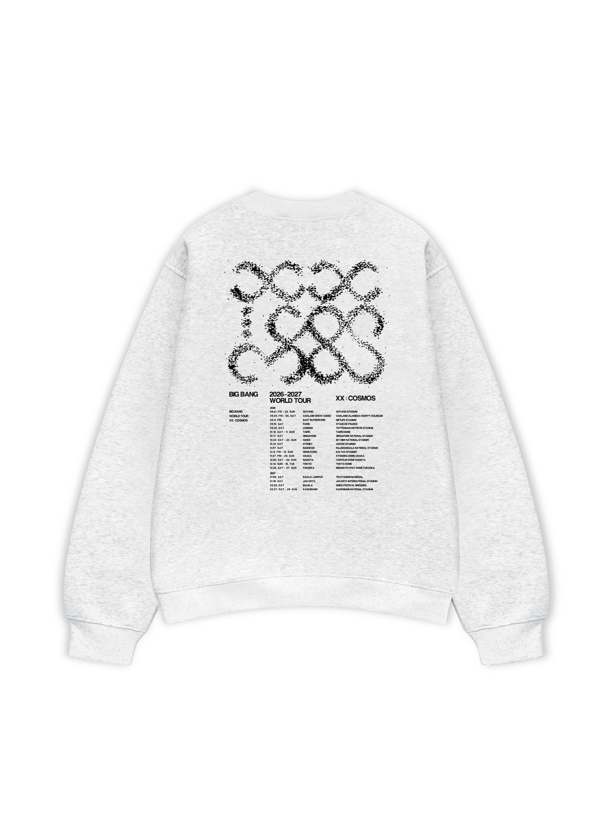 Áo Sweater Nỉ Hai Da Cosmos World Tour