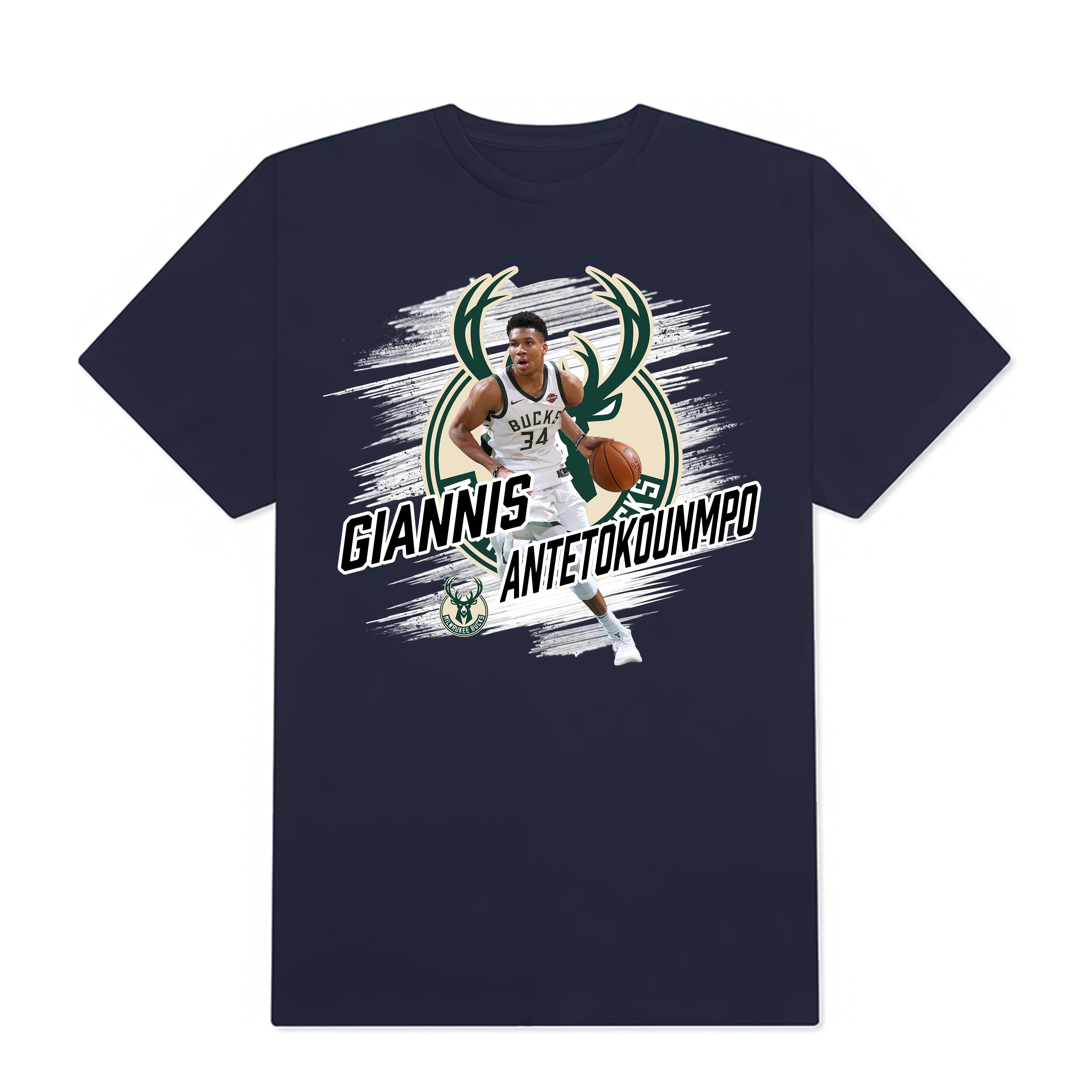 NBA Milwaukee Bucks Giannis Antetokounmpo T-Shirt