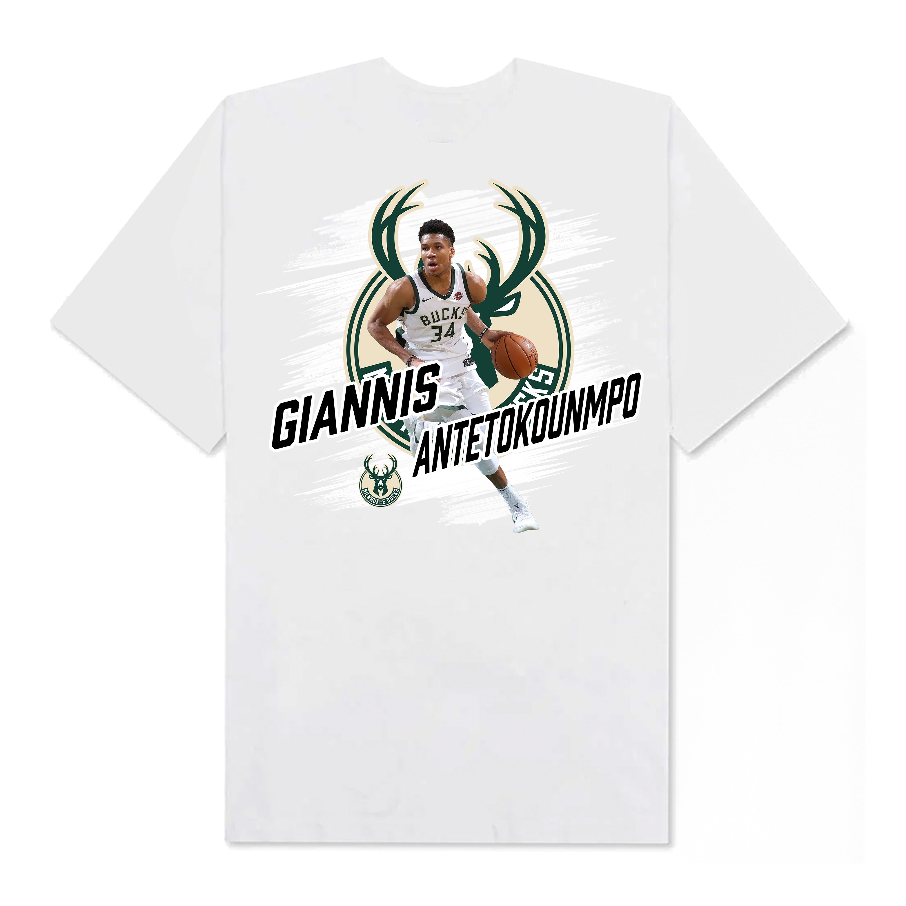 NBA Milwaukee Bucks Giannis Antetokounmpo T-Shirt