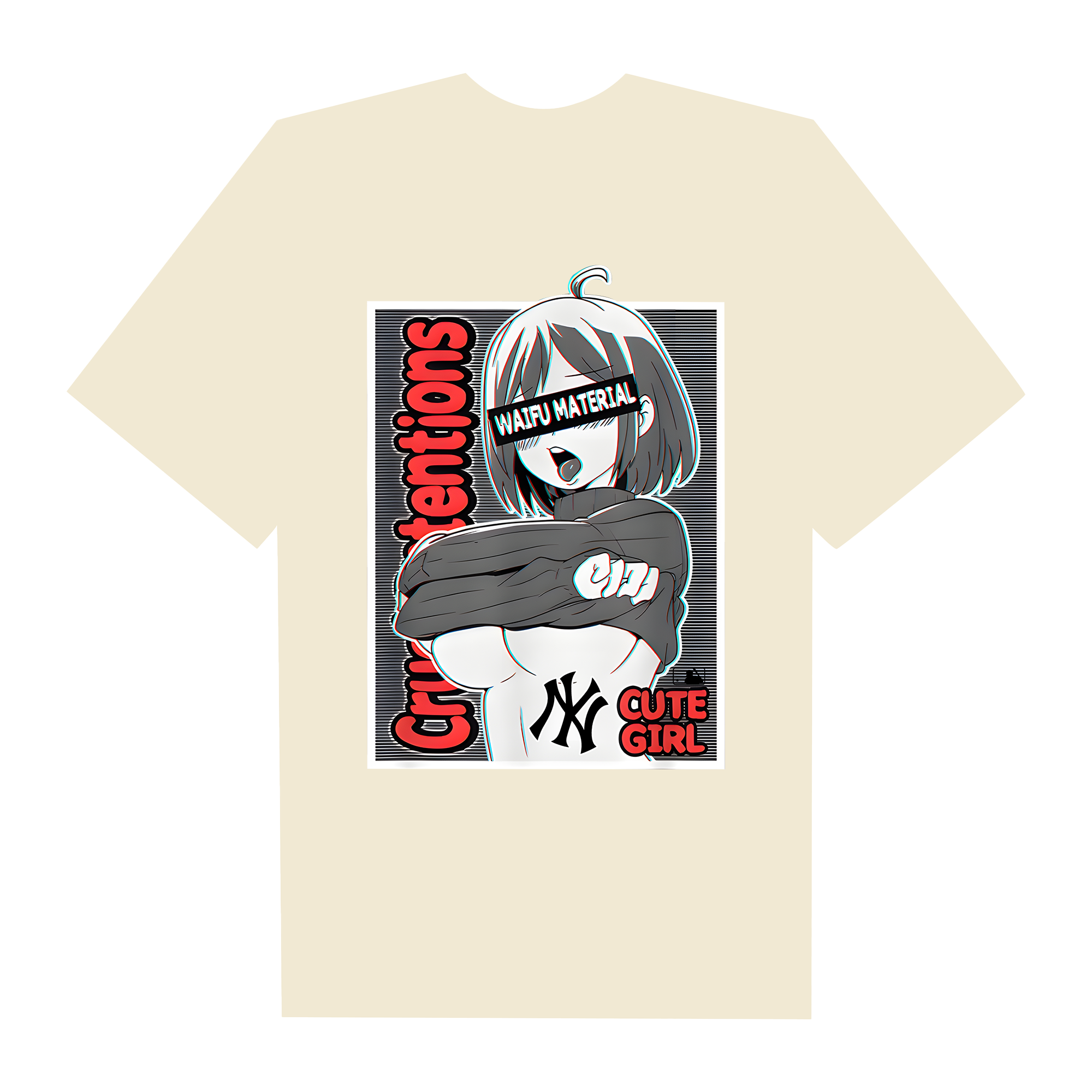 MLB Anime Ahegao Girl T-Shirt