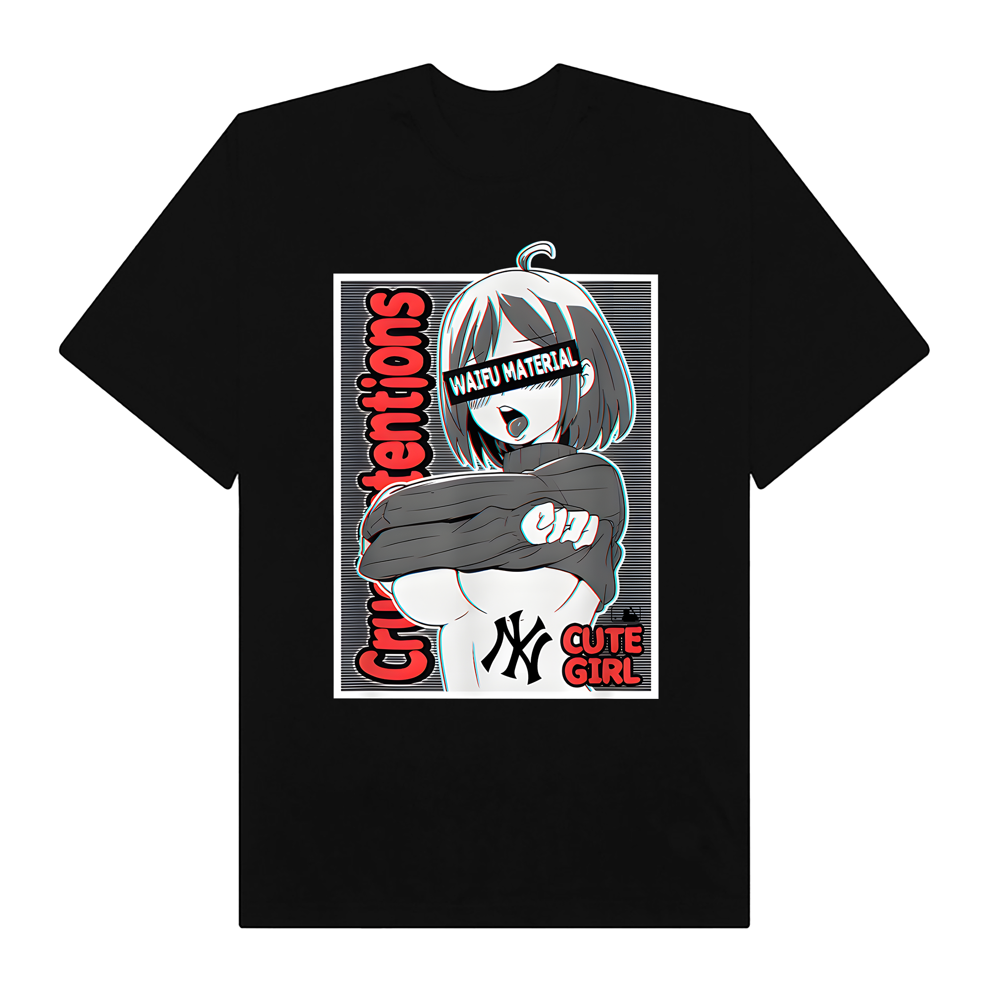 MLB Anime Ahegao Girl T-Shirt