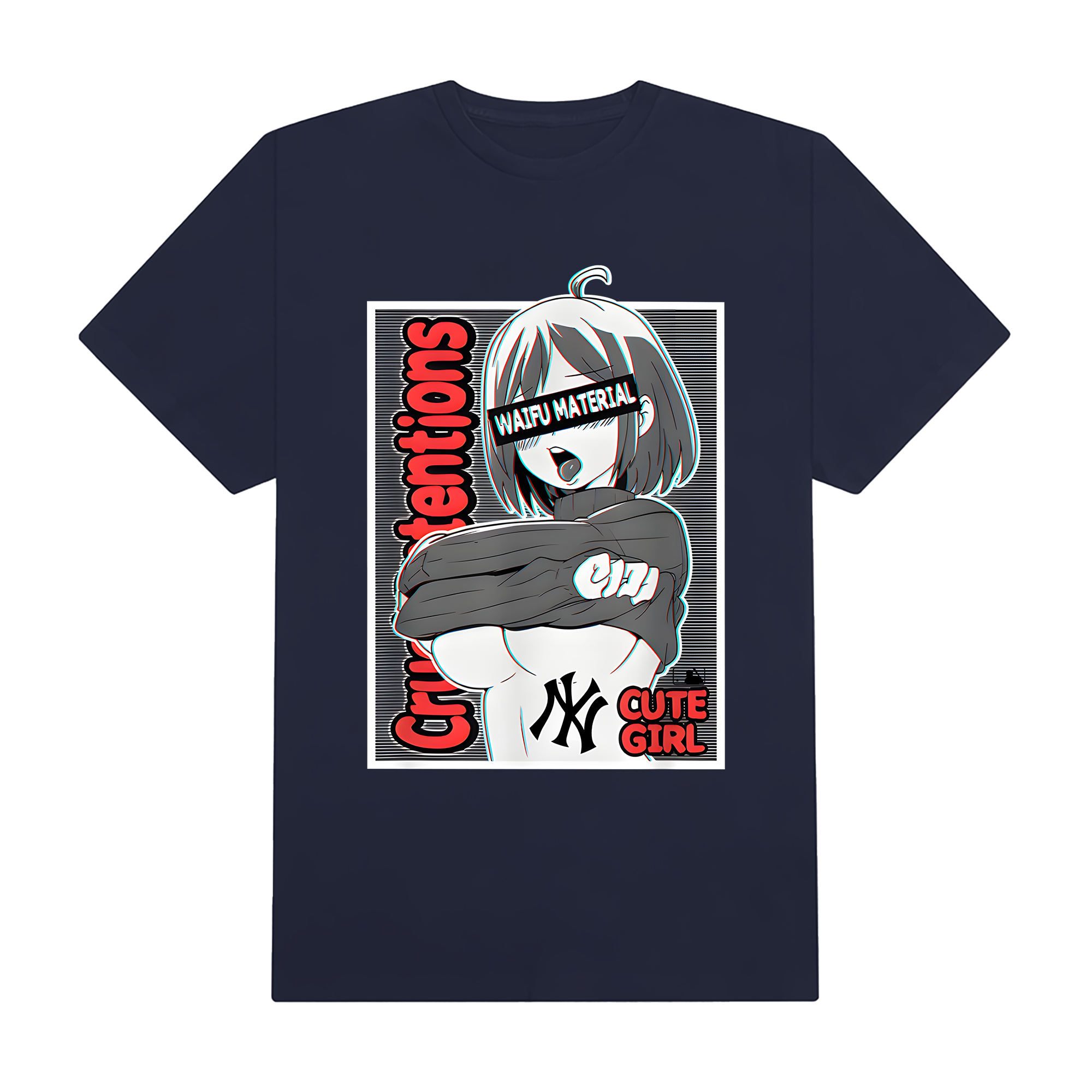 MLB Anime Ahegao Girl T-Shirt