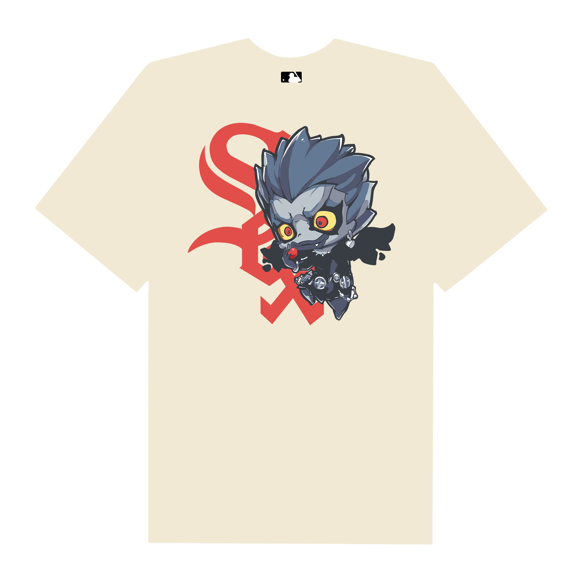 MLB Anime Death Note Ryuk White Sox T-Shirt