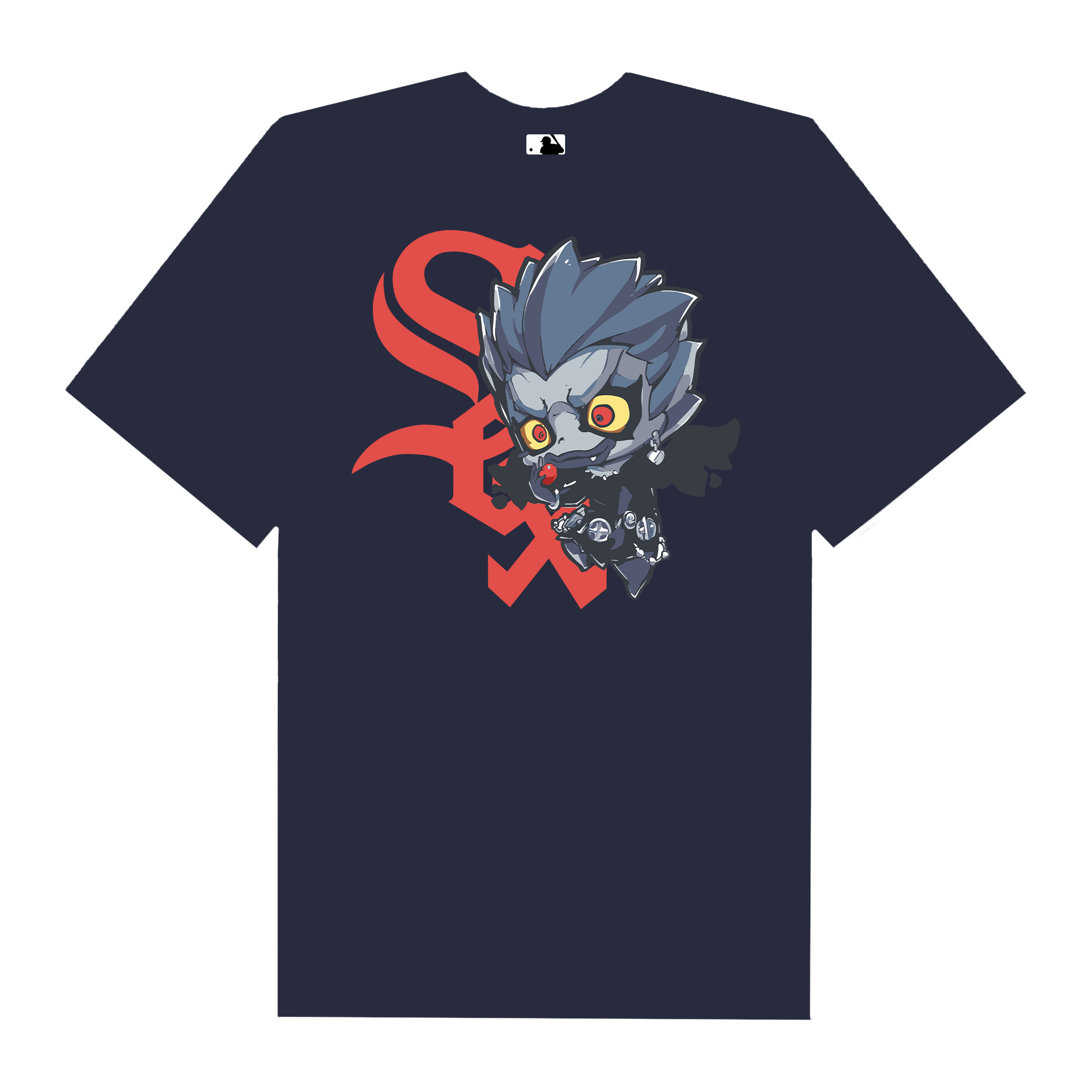 MLB Anime Death Note Ryuk White Sox T-Shirt