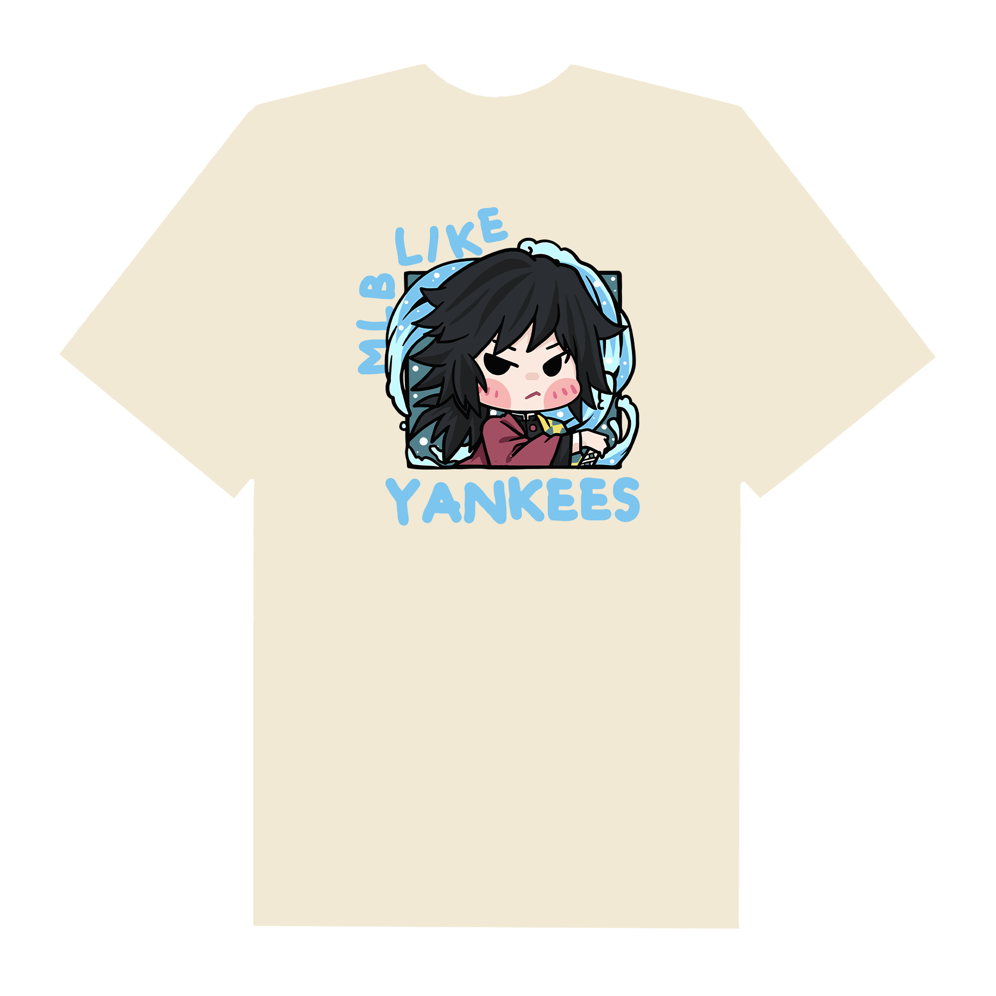 MLB Anime Demon Slayer Giyu Like Yankees T-Shirt