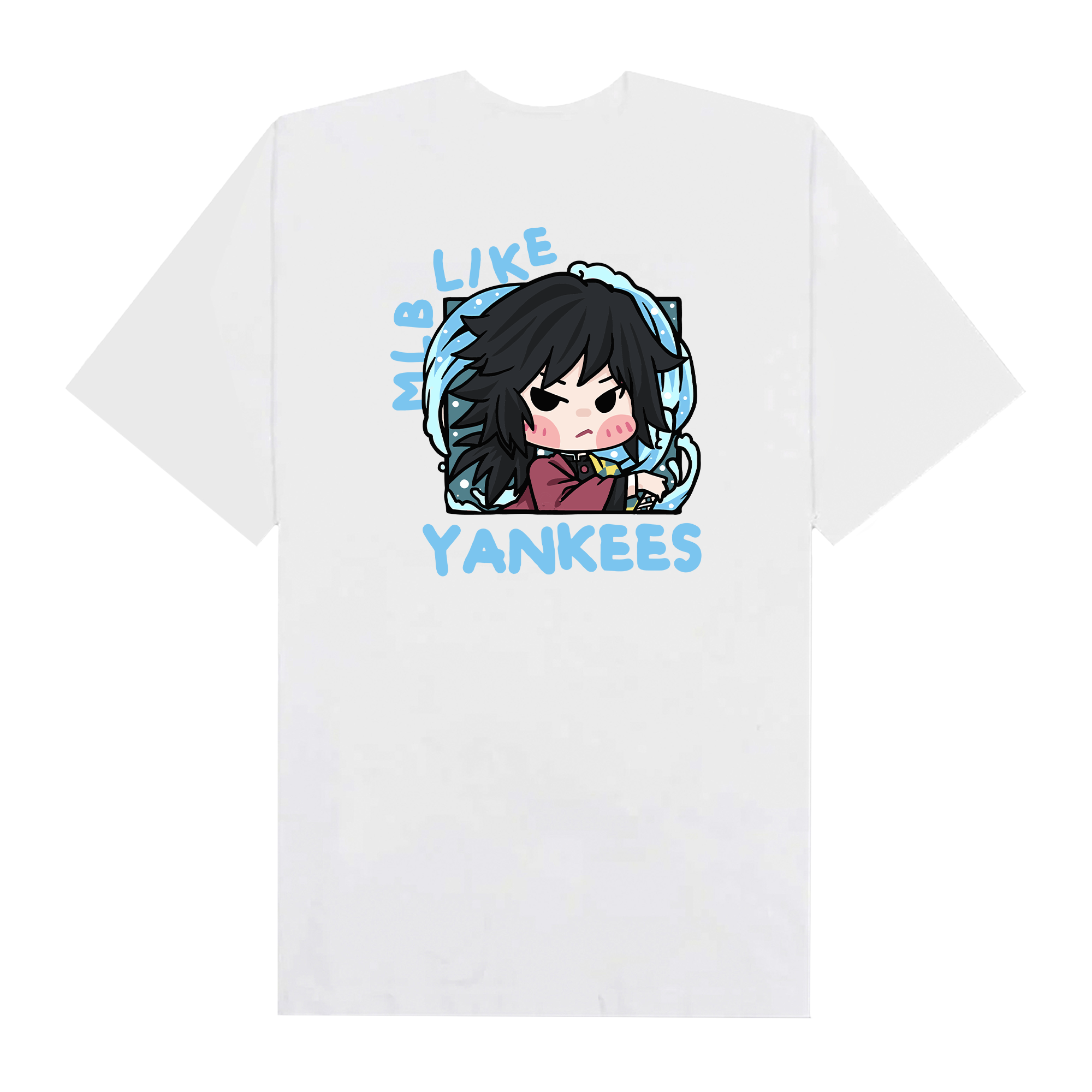 MLB Anime Demon Slayer Giyu Like Yankees T-Shirt