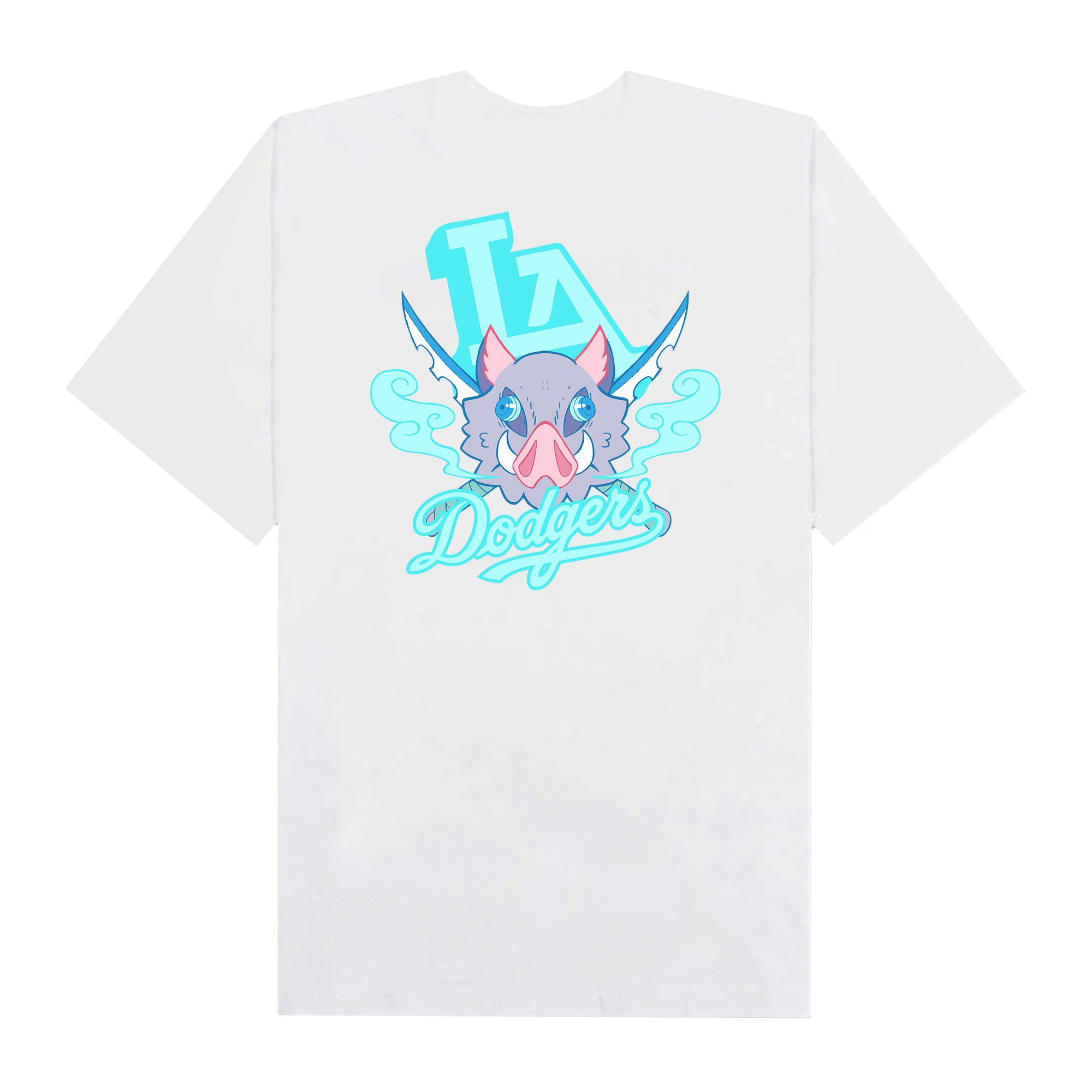 MLB Anime Demon Slayer Inosuke Head LA T-Shirt