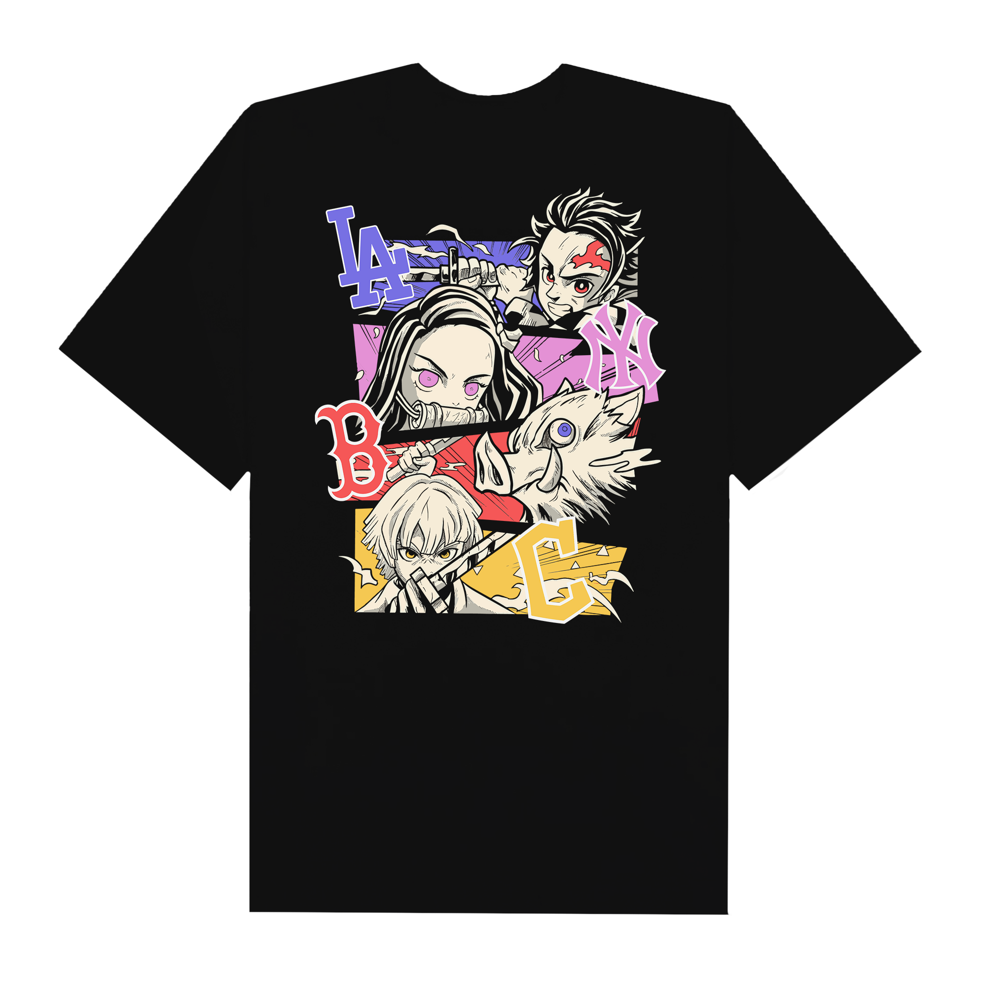 MLB Anime Demon Slayer Teams MLB T-Shirt