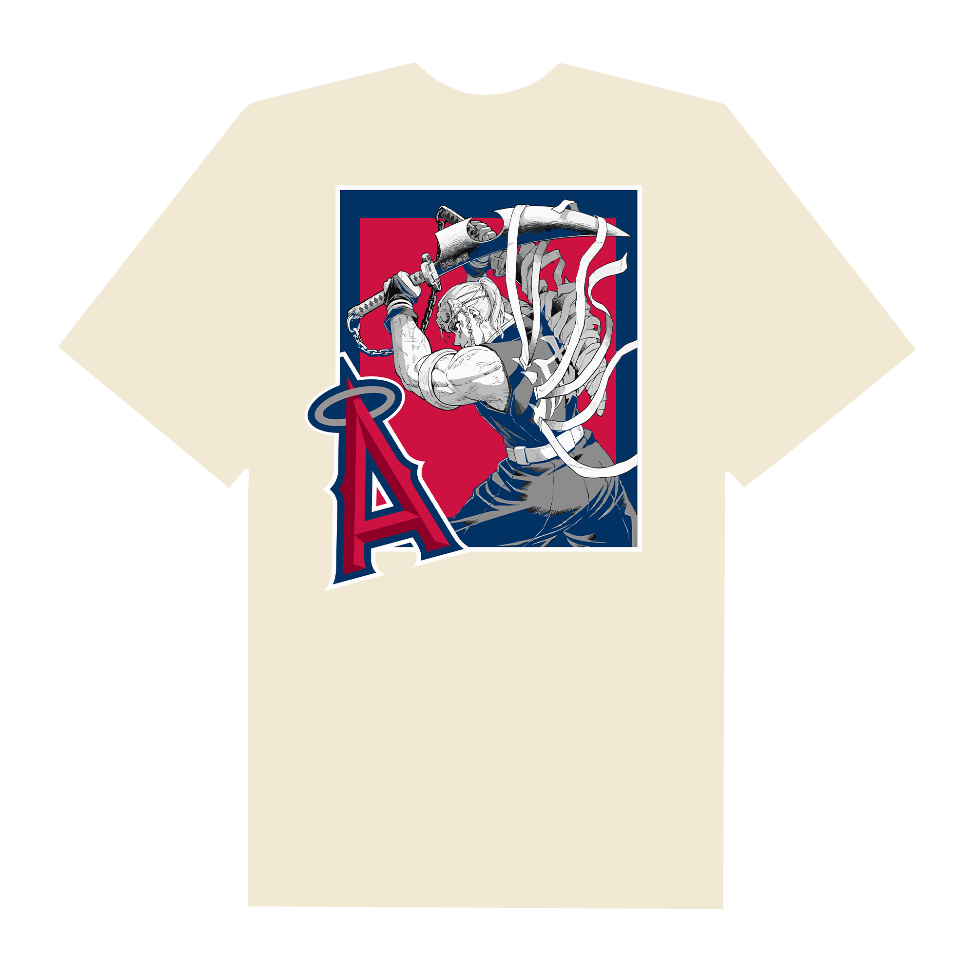 MLB Anime Demon Slayer Tengen LA Angels T-Shirt