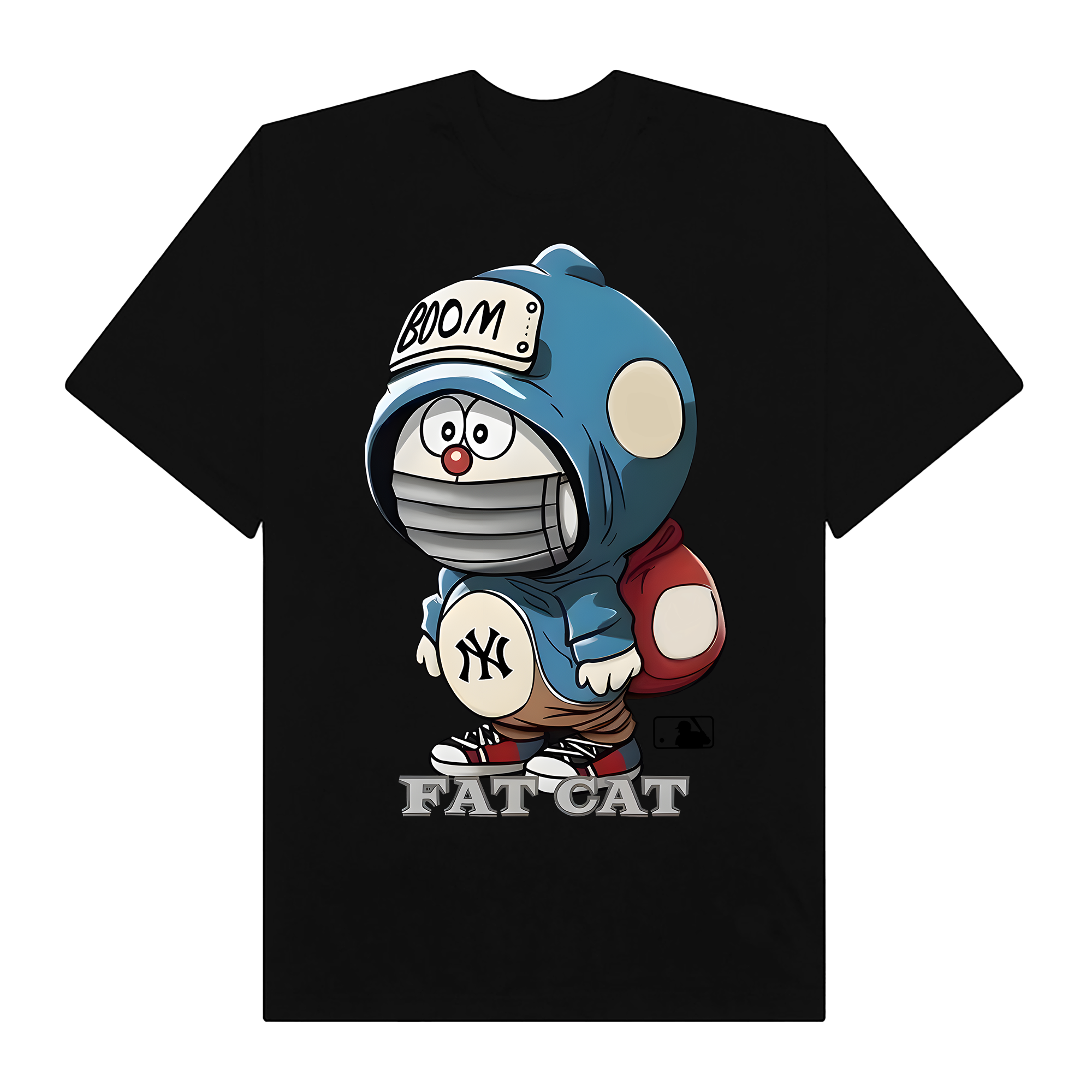 MLB Anime Doraemon Fat Cat T-Shirt