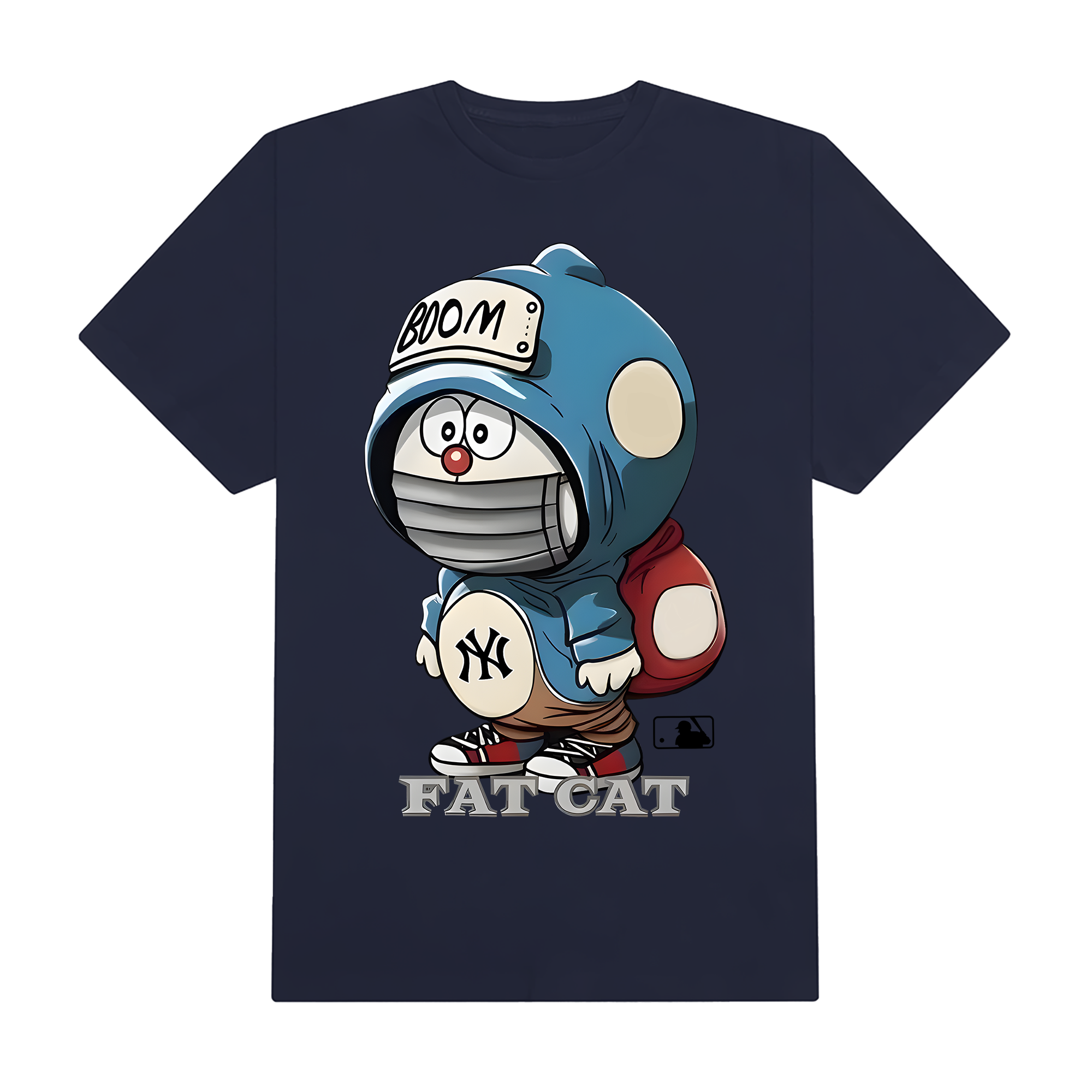 MLB Anime Doraemon Fat Cat T-Shirt