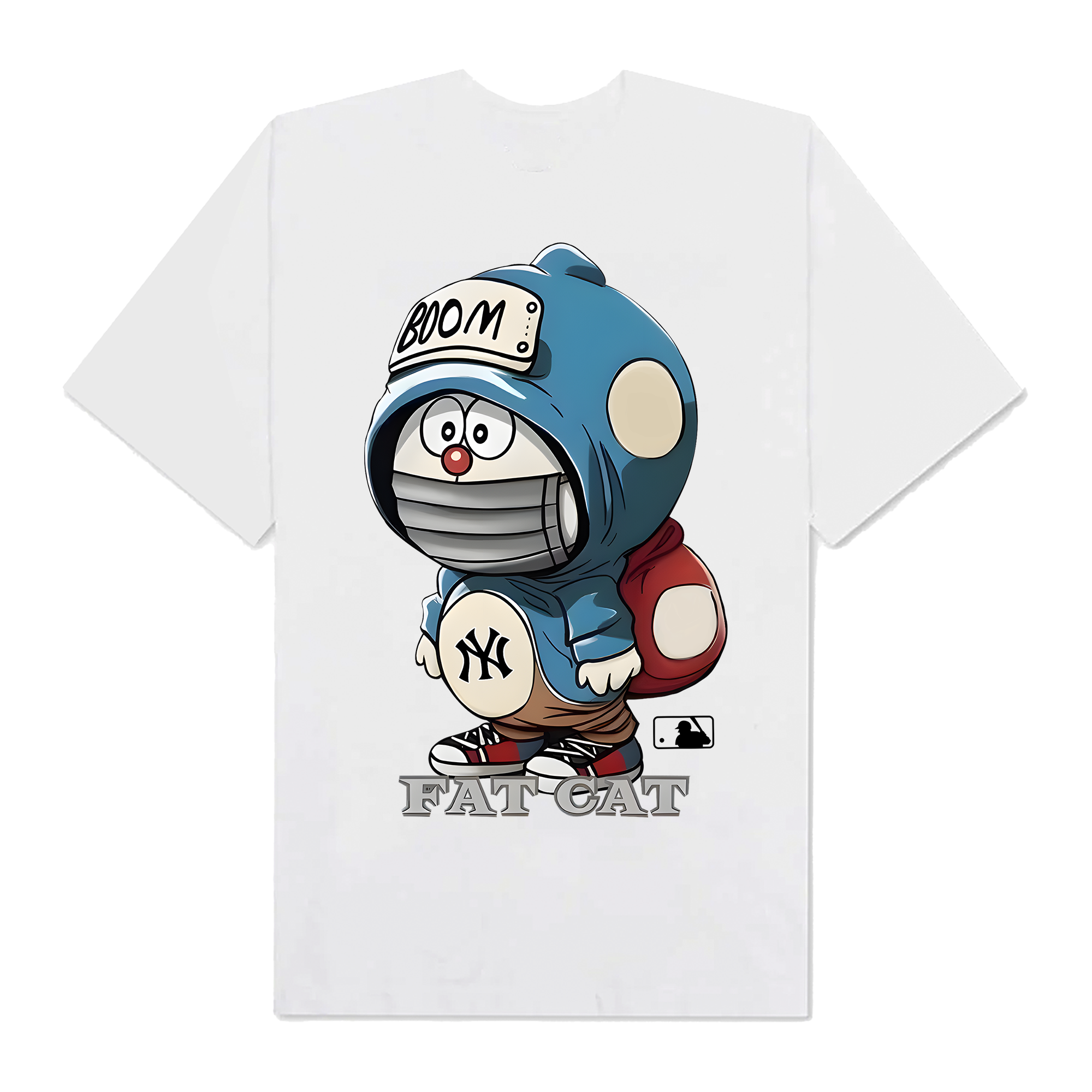 MLB Anime Doraemon Fat Cat T-Shirt