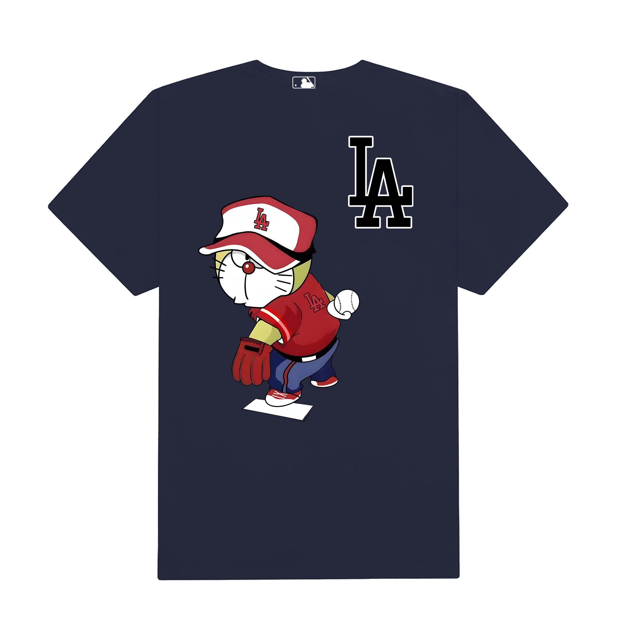 MLB Anime Doraemon LA T-Shirt