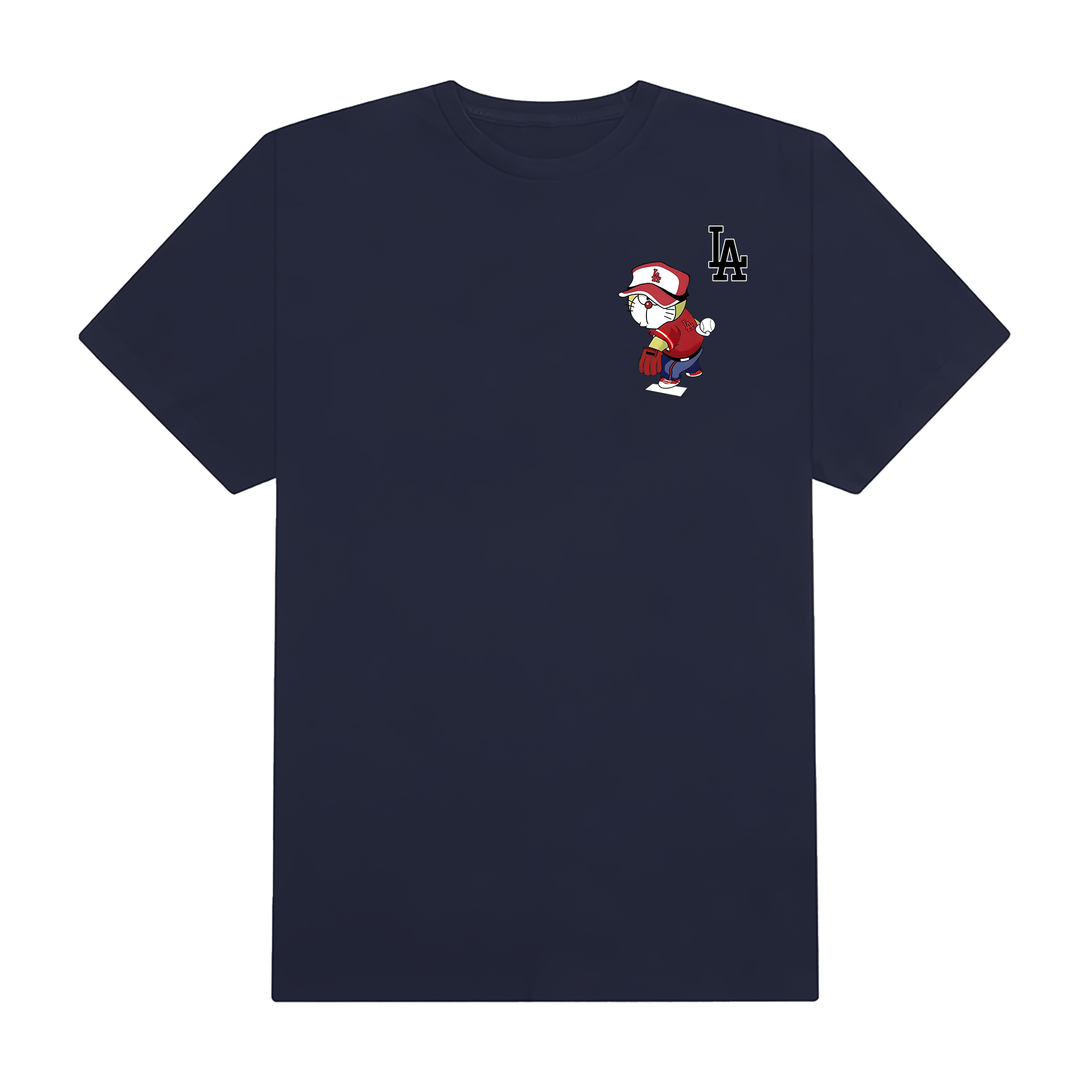 MLB Anime Doraemon LA T-Shirt