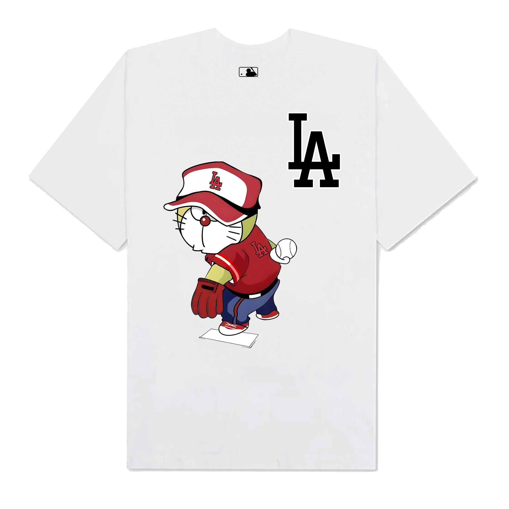 MLB Anime Doraemon LA T-Shirt