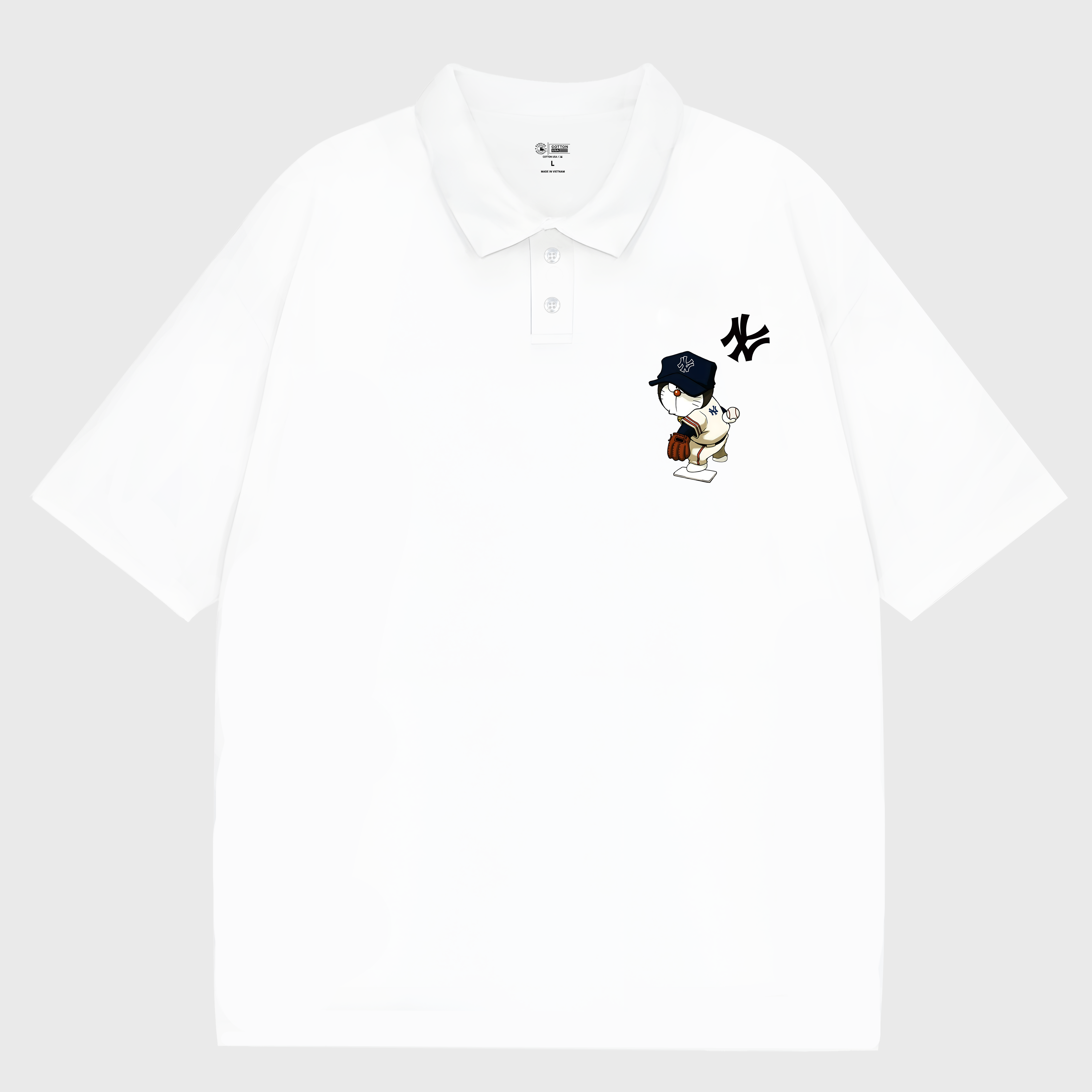 MLB Anime Doraemon Yankees Polo