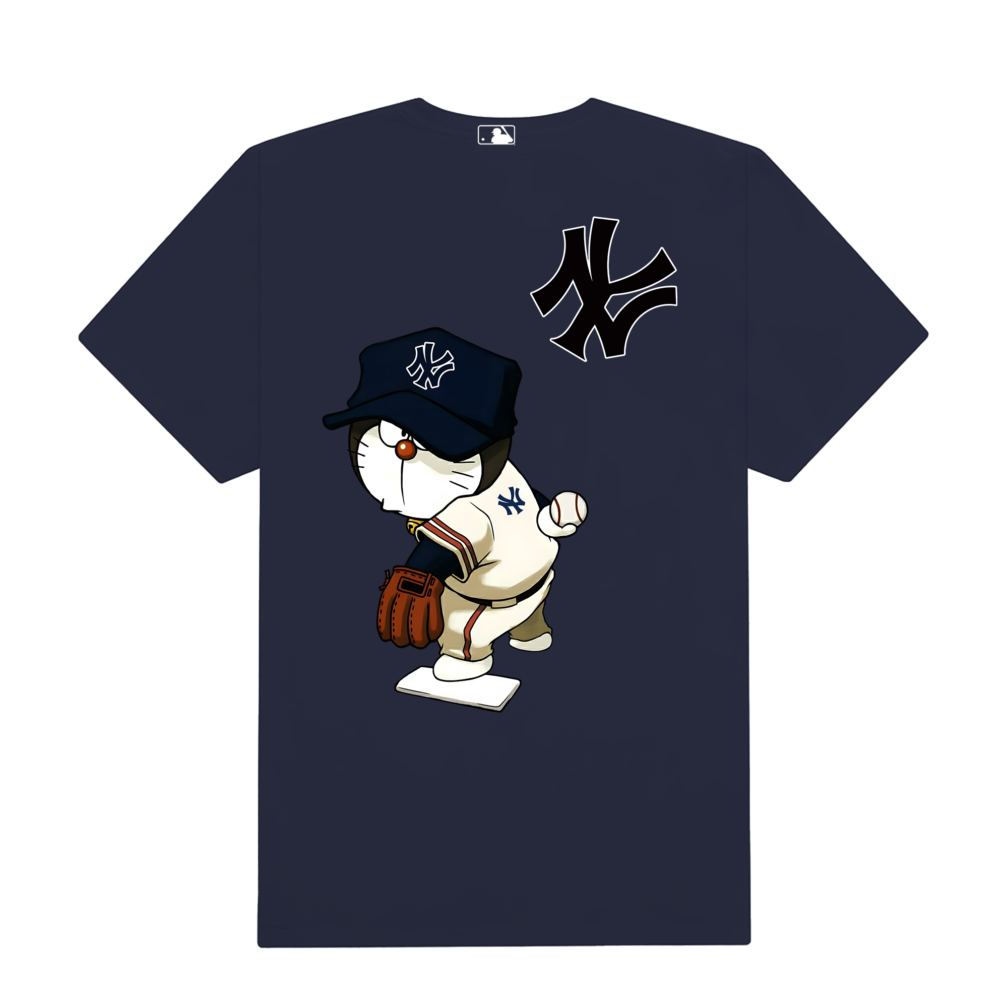 MLB Anime Doraemon Yankees T-Shirt