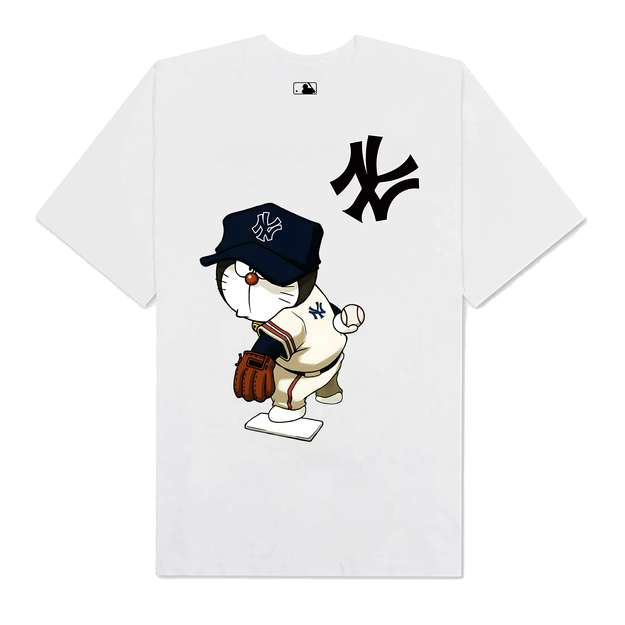 MLB Anime Doraemon Yankees T-Shirt