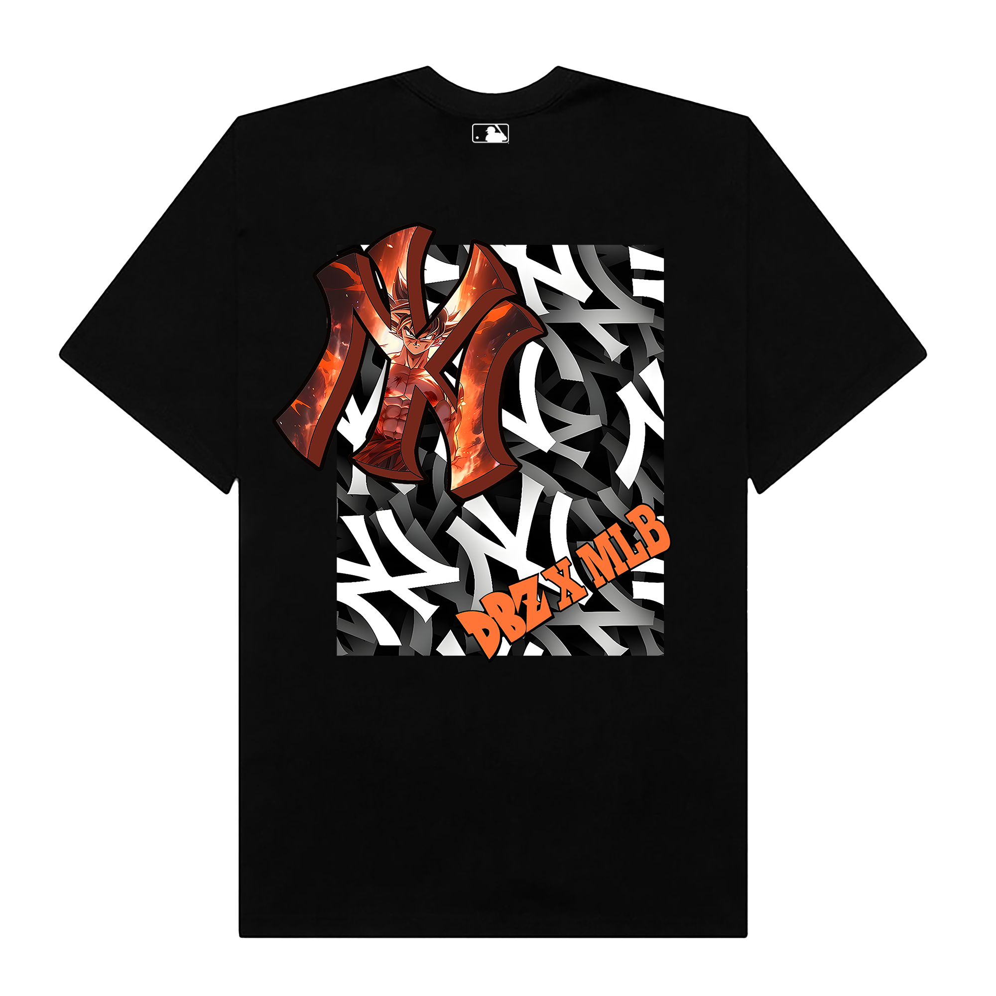 MLB Anime Dragon Ball Goku Yankees T-Shirt