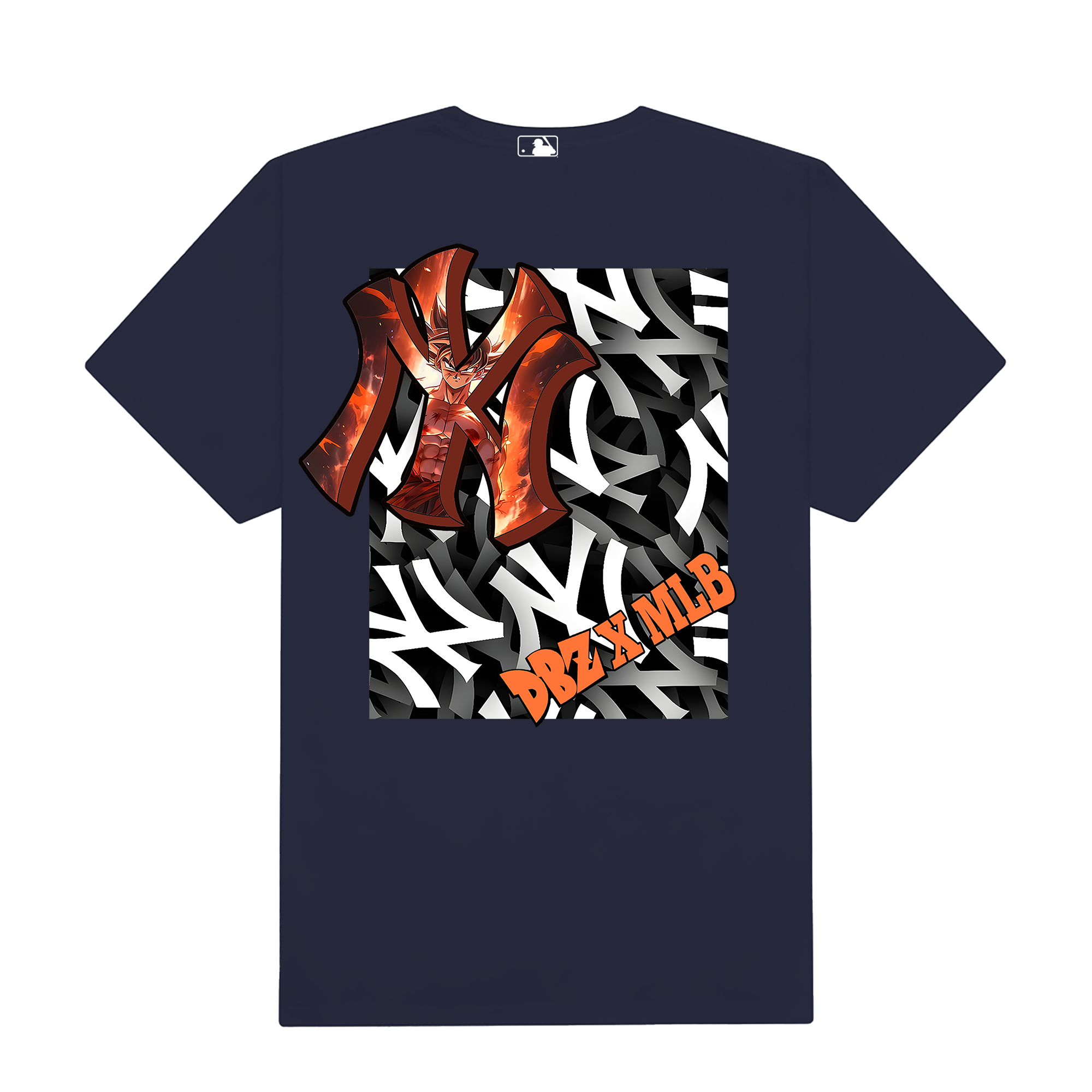 MLB Anime Dragon Ball Goku Yankees T-Shirt