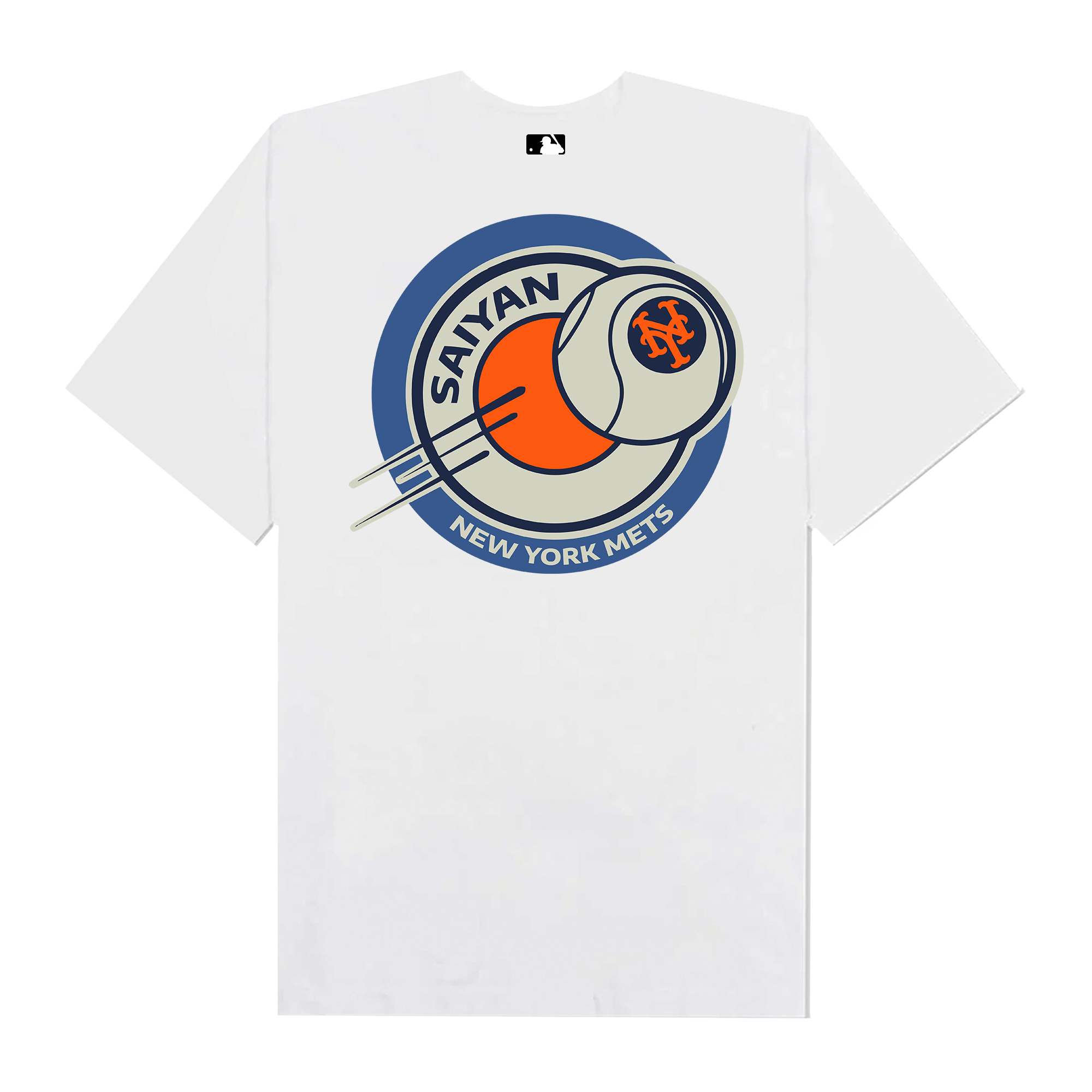 MLB Anime Dragon Balls Saiyan New York Mets T-Shirt