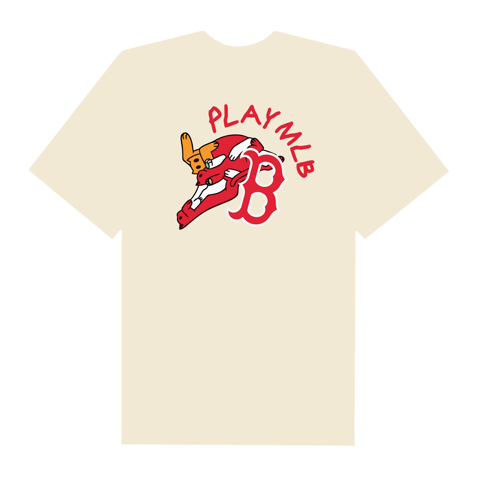 MLB Anime Evangelion Eva 02 Play MLB T-Shirt