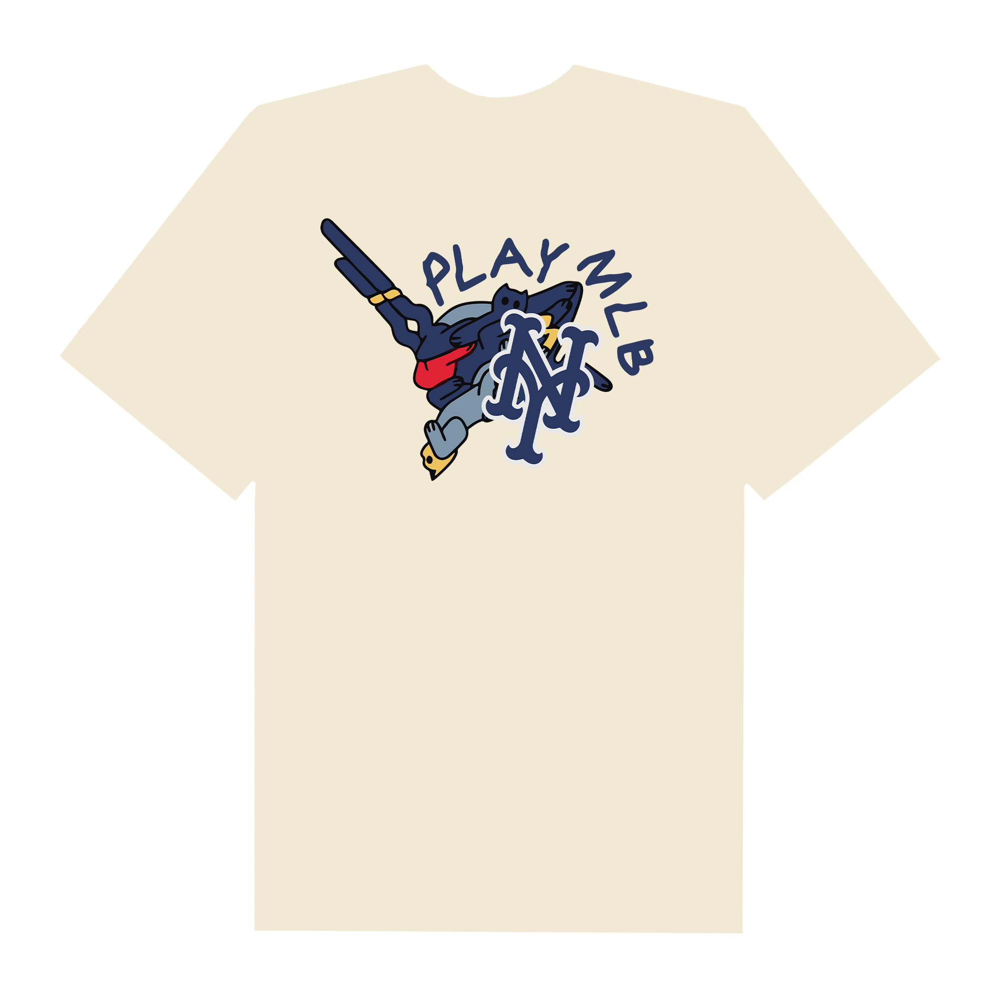 MLB Anime Evangelion Eva 06 Play MLB T-Shirt